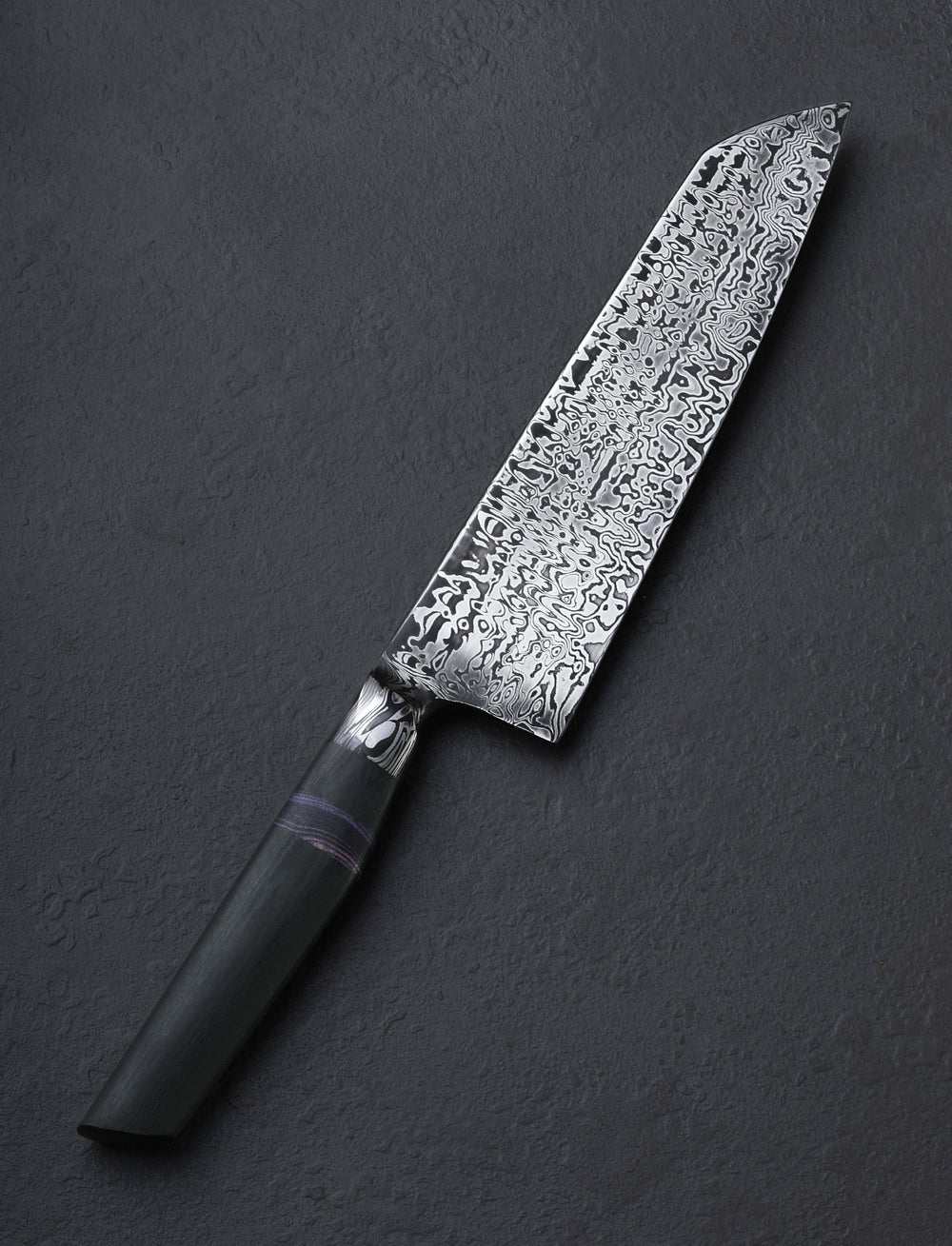 Nick Anger - Vermont Chef & Gyuto Aurora Bubbles Damascus Chef 208mm