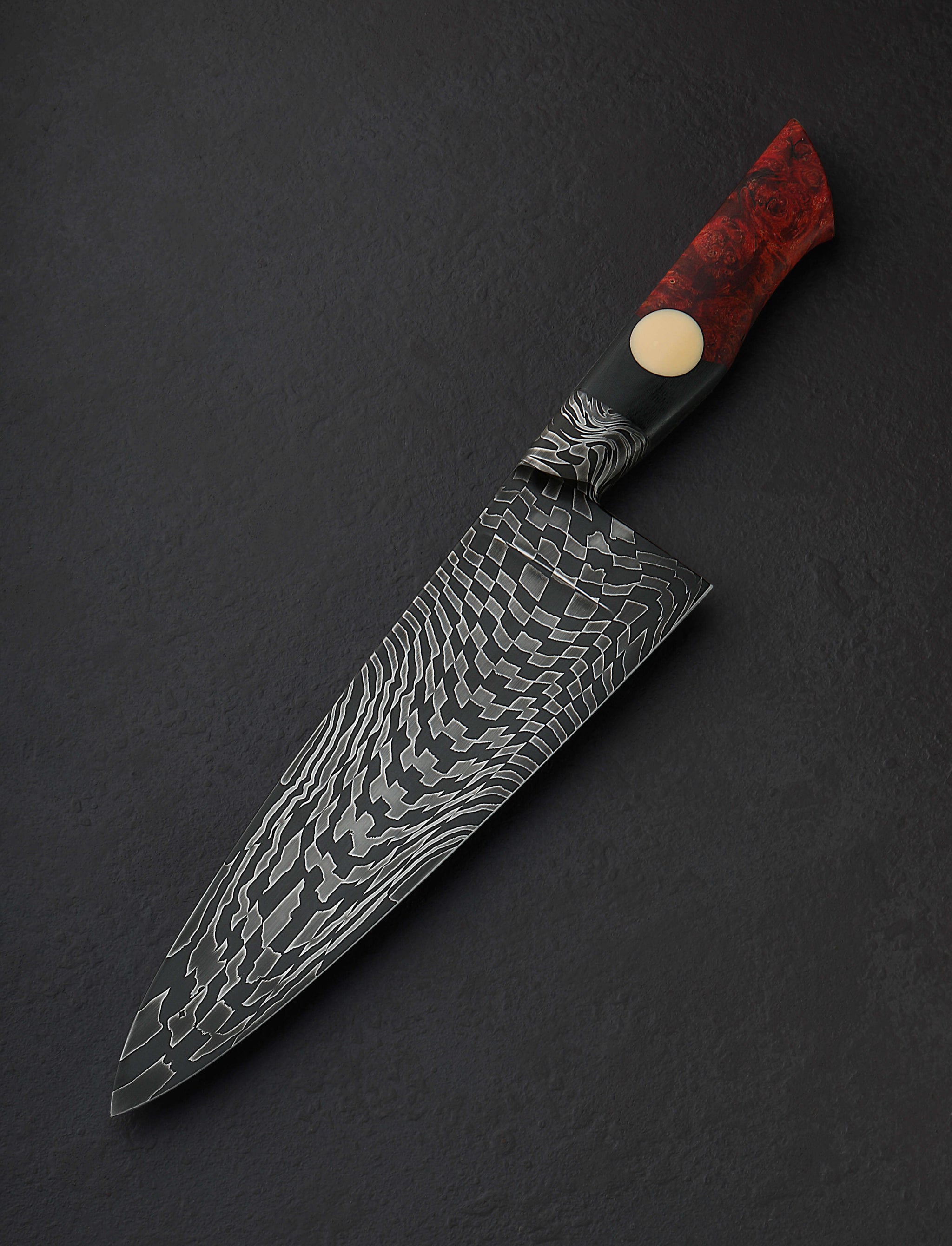 Nick Anger - Vermont Chef & Gyuto Celestial Checkered Chef 243mm
