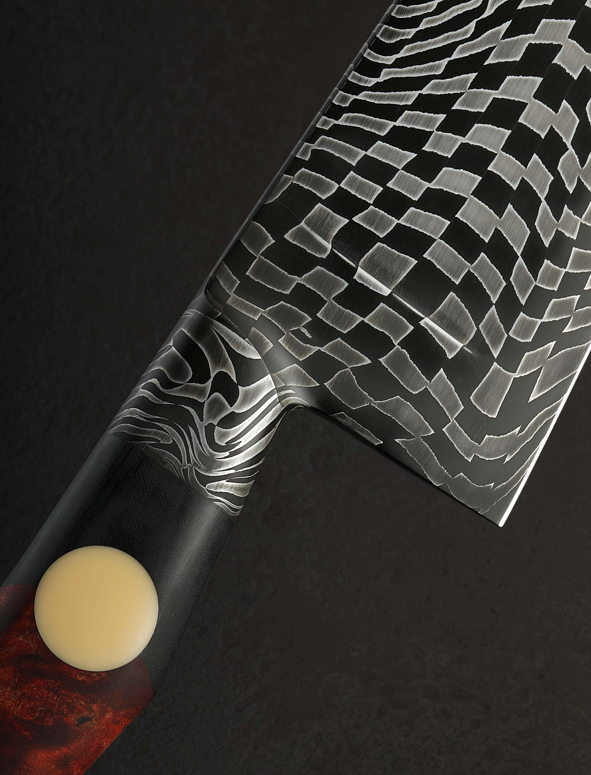 Nick Anger - Vermont Chef & Gyuto Celestial Checkered Chef 243mm