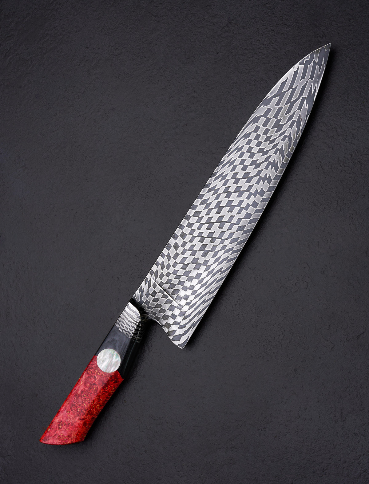 Nick Anger - Vermont Chef & Gyuto Shear Damascus Chef 276mm