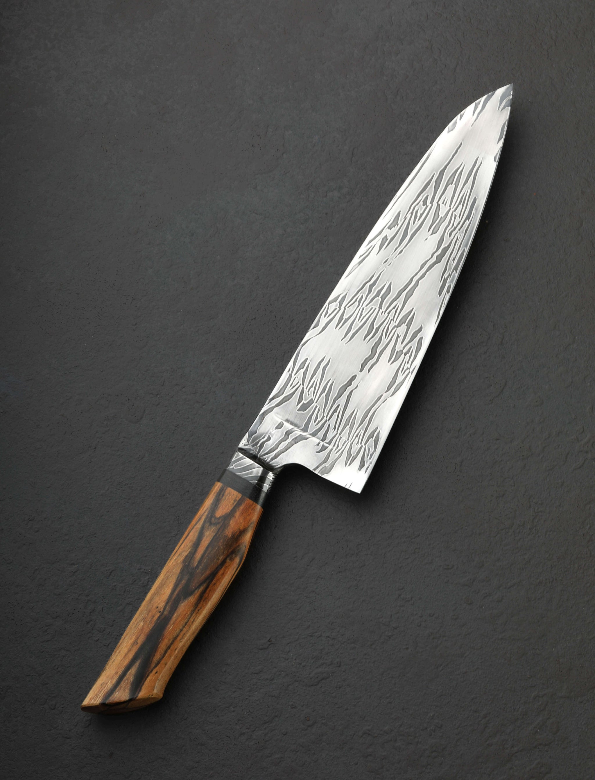 Nick Anger - Vermont Chef & Gyuto Twisted Slices Chef 212mm