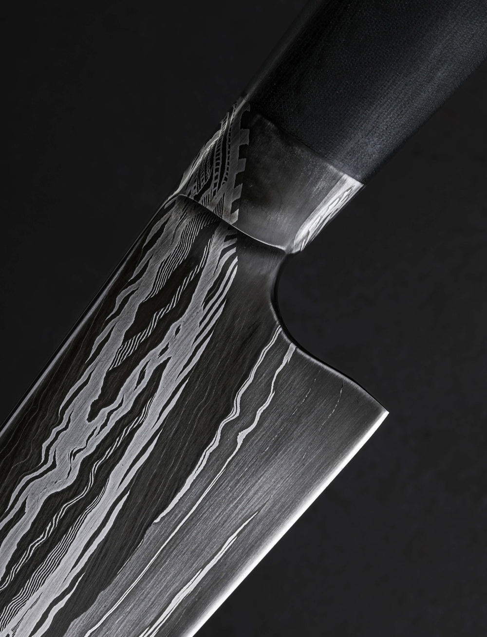 Nick Anger - Vermont Chef & Gyuto Unwound Damascus Chef 195mm