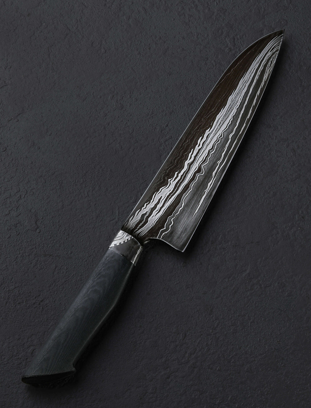 Nick Anger - Vermont Chef & Gyuto Unwound Damascus Chef 195mm