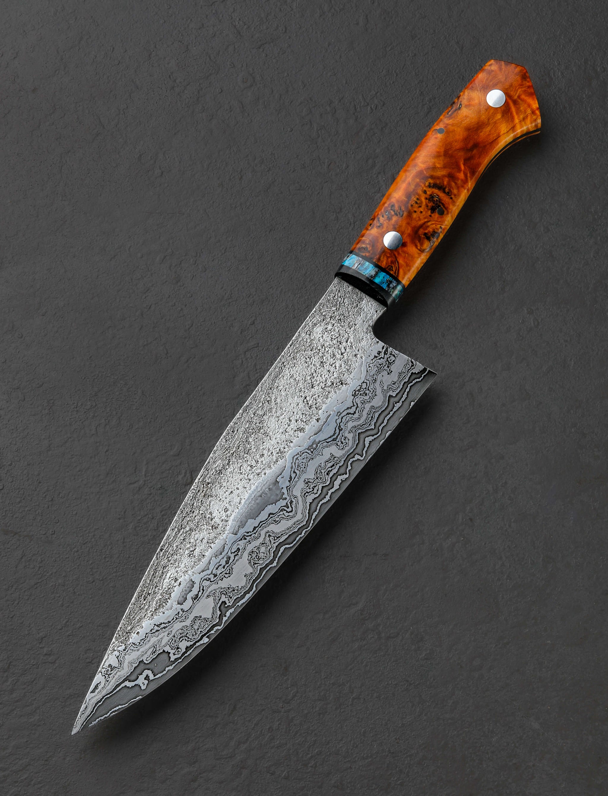 Nick Rossi - Maine Chef & Gyuto Blue Mammoth Chef 210mm