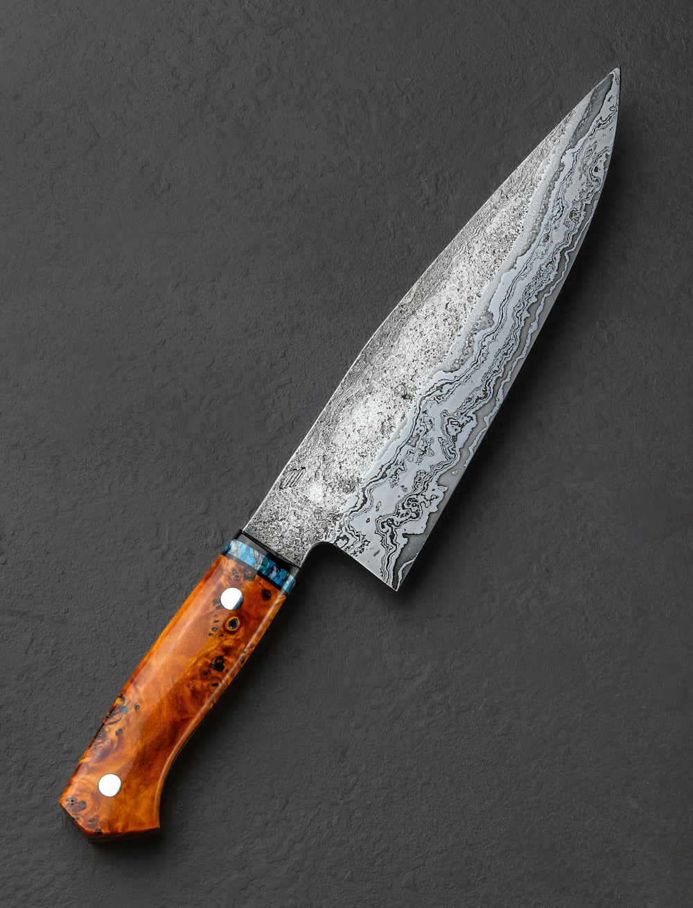Nick Rossi - Maine Chef & Gyuto Blue Mammoth Chef 210mm