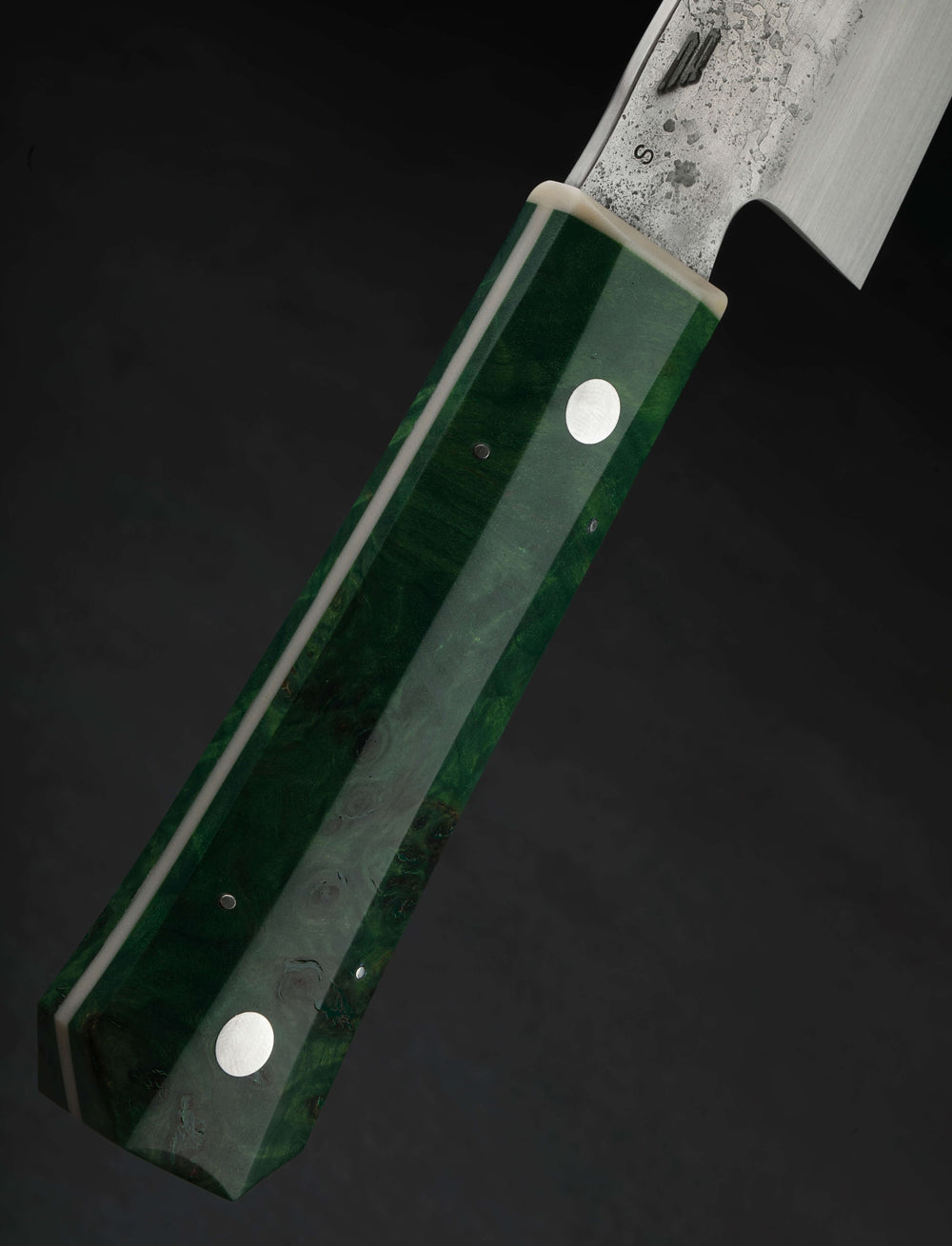Nick Rossi - Maine Chef & Gyuto Spearmint Coffin Chef 154mm