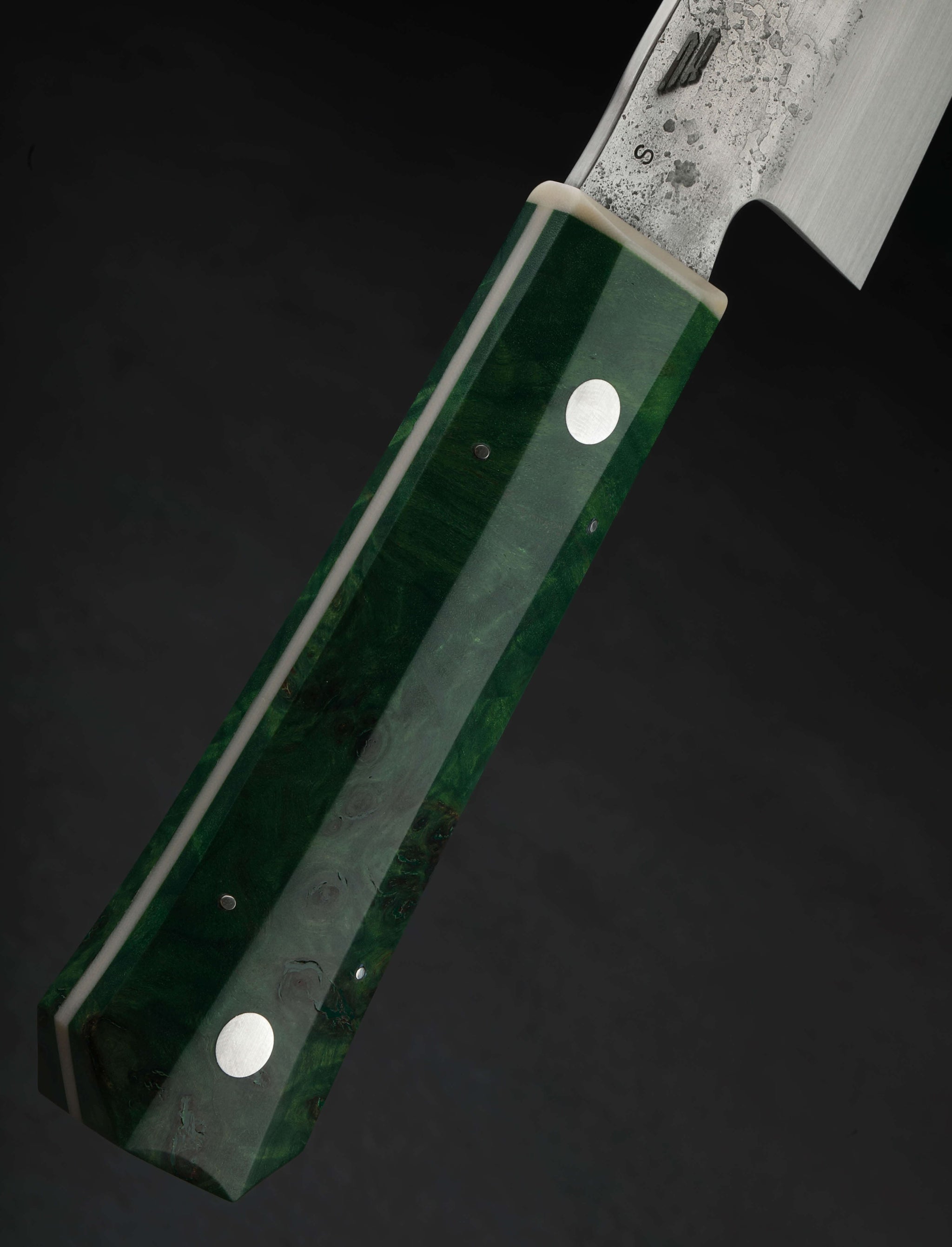 Nick Rossi - Maine Chef & Gyuto Spearmint Coffin Chef 154mm