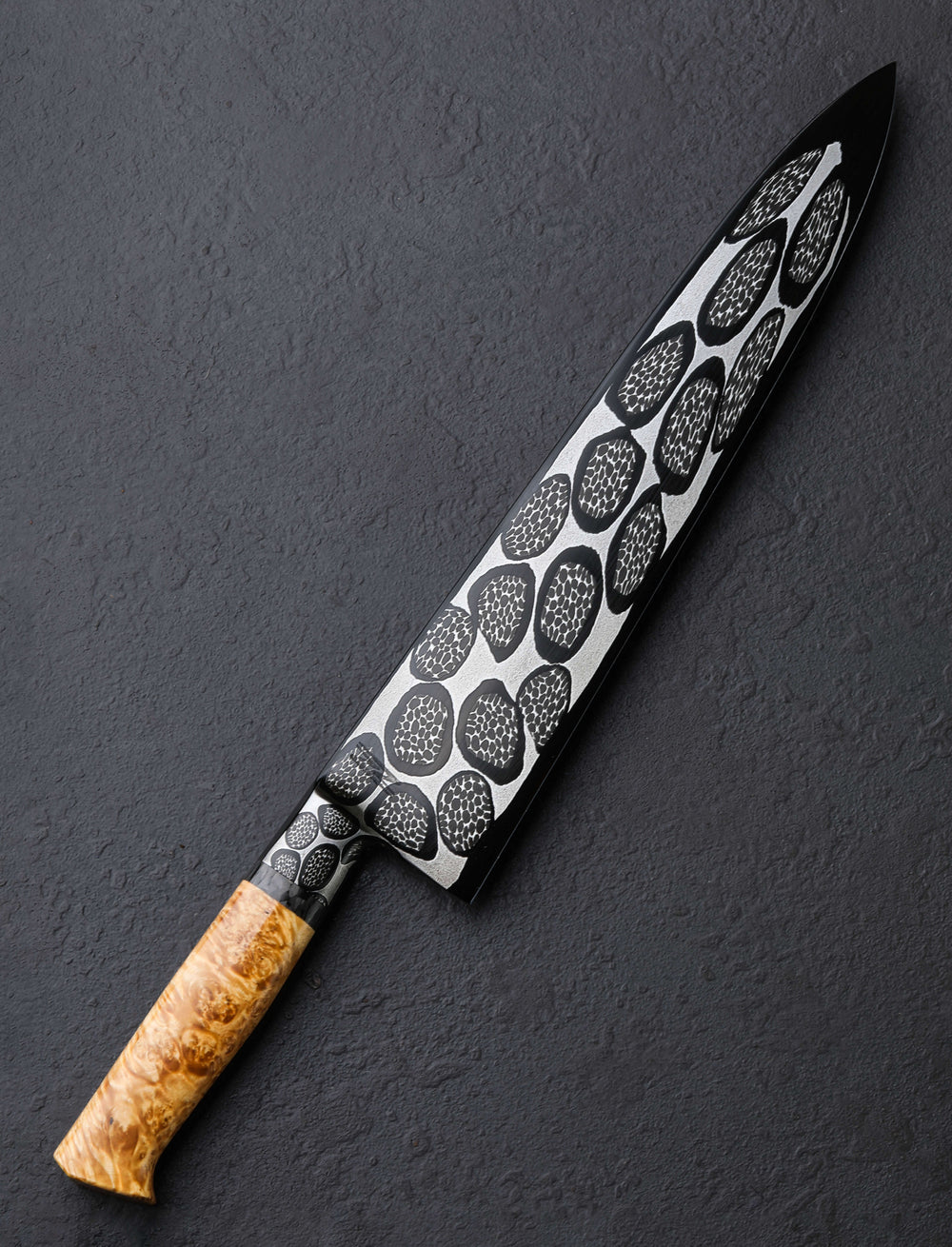 Niko Nicolaides - Michigan Chef & Gyuto Cluster Mosaic Chef 253mm