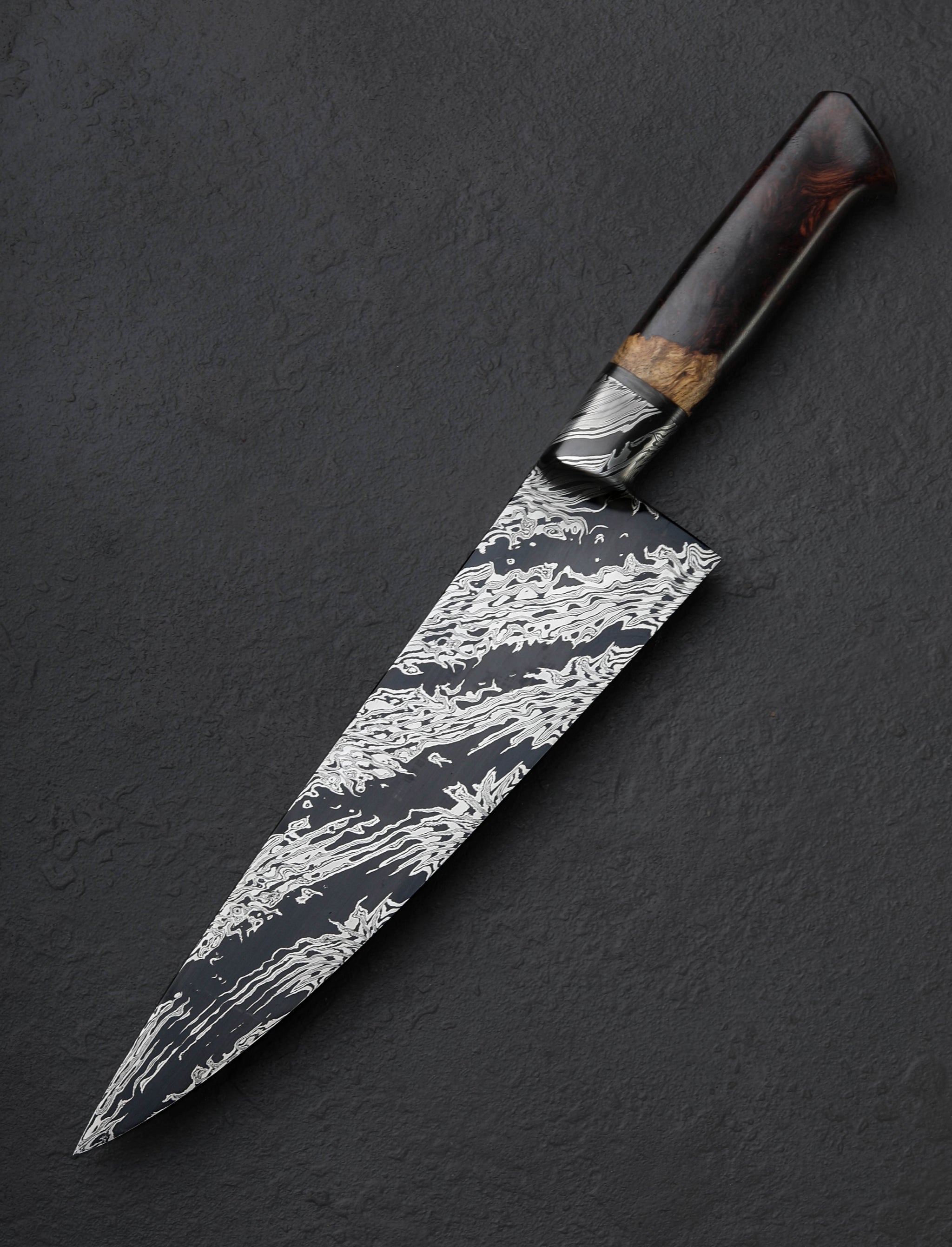 Niko Nicolaides - Michigan Chef & Gyuto Riptide Damascus Chef 209mm
