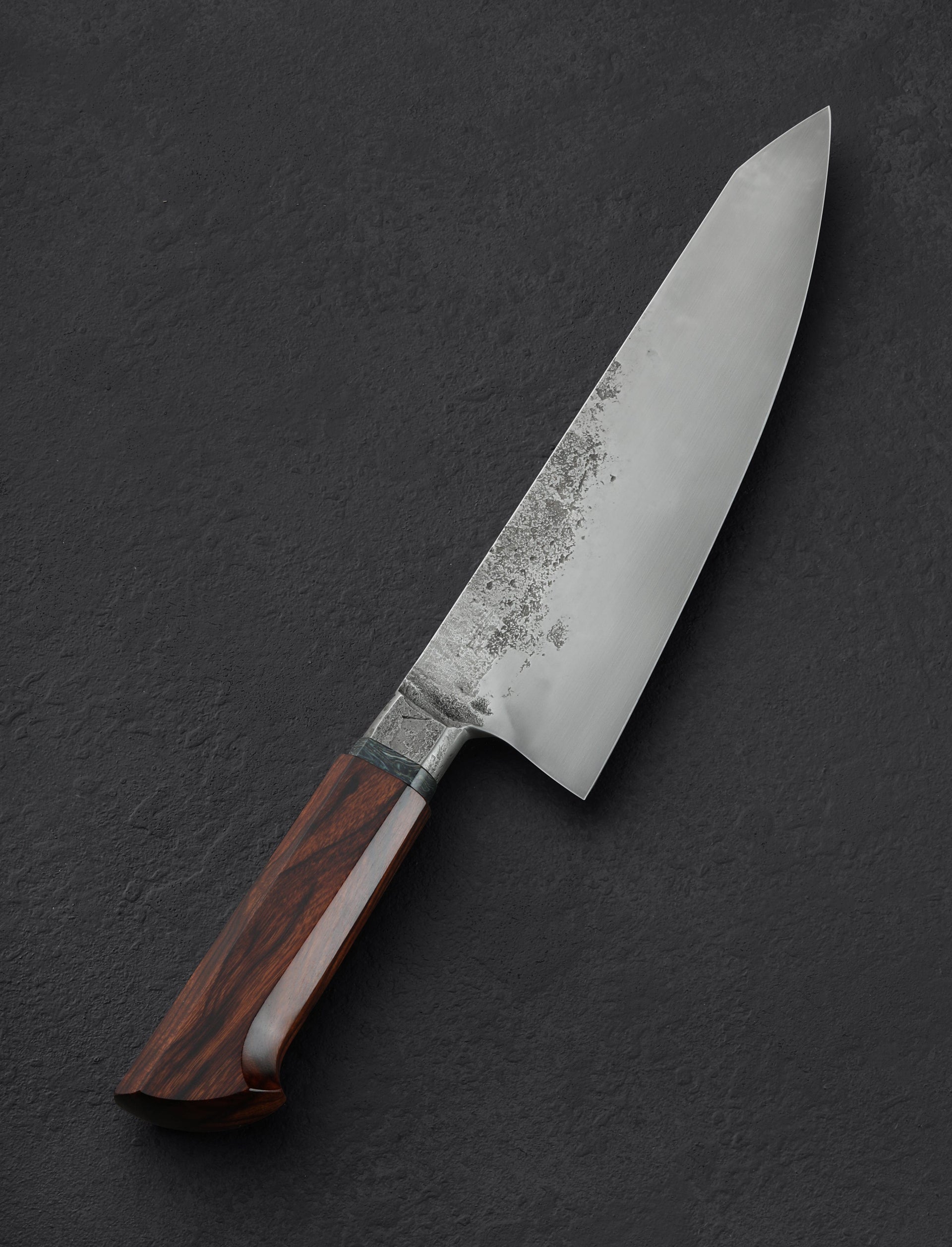 Noah Vachon, Vachon Knives - Canada Chef & Gyuto Brut De Forge Ironwood Chef 220mm
