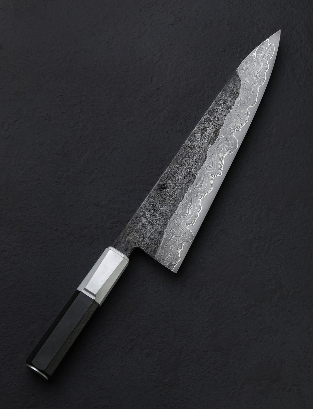 Oliver Märtens - Germany Chef & Gyuto Aluminum Damascus Gyuto 245mm