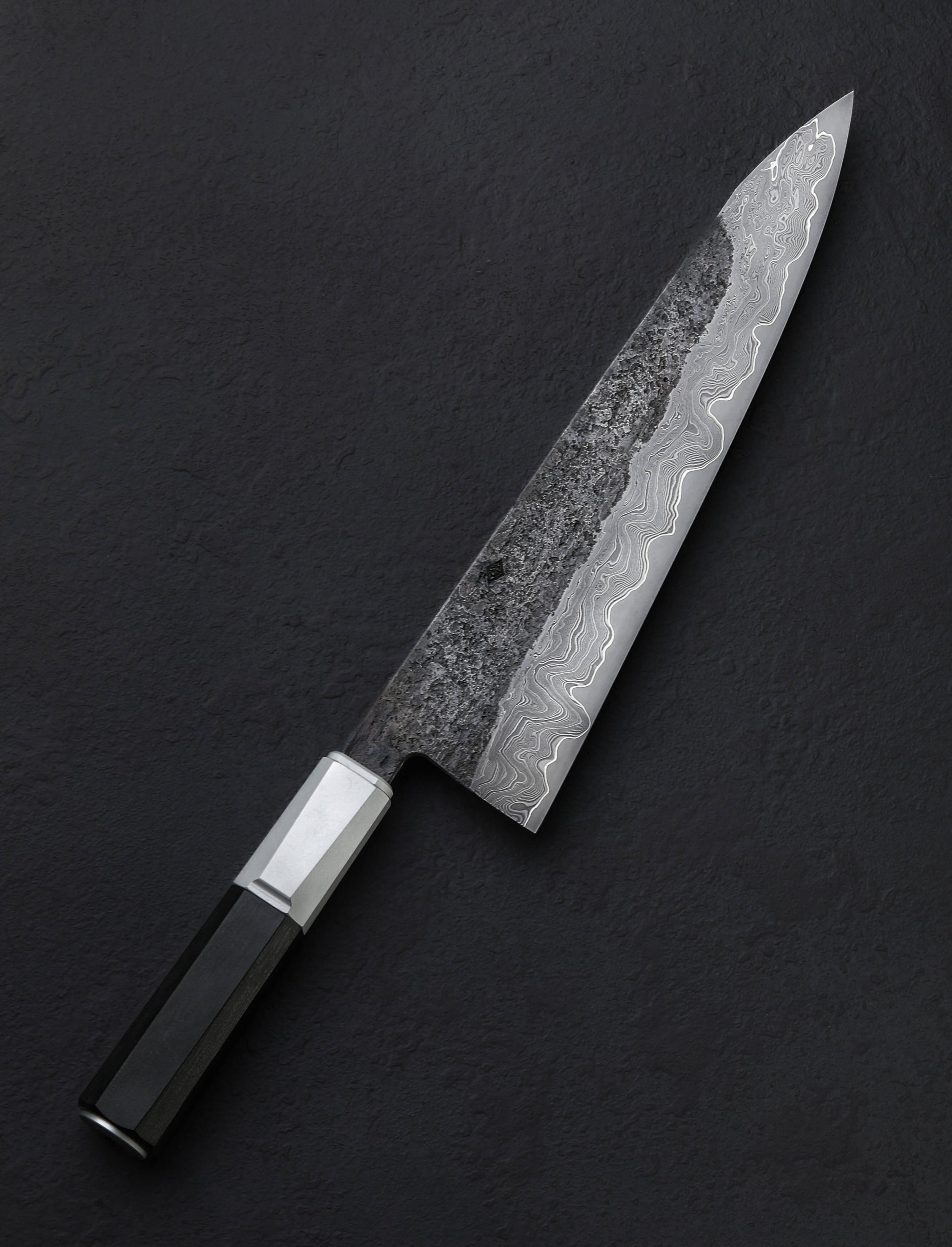 Oliver Märtens - Germany Chef & Gyuto Aluminum Damascus Gyuto 245mm