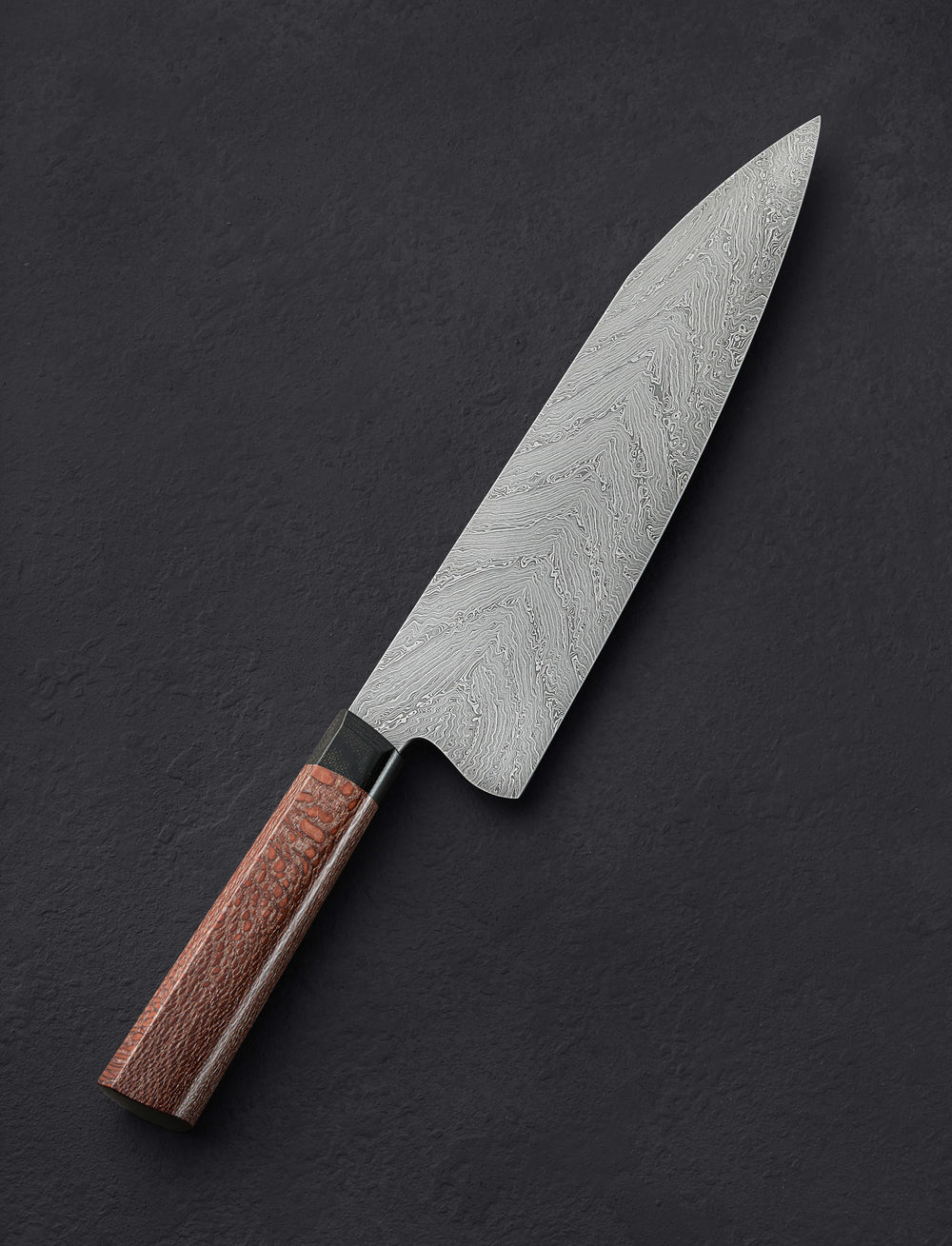 Peter Swarz-Burt - Hawaii Chef & Gyuto Opposing Damascus Chef 255mm