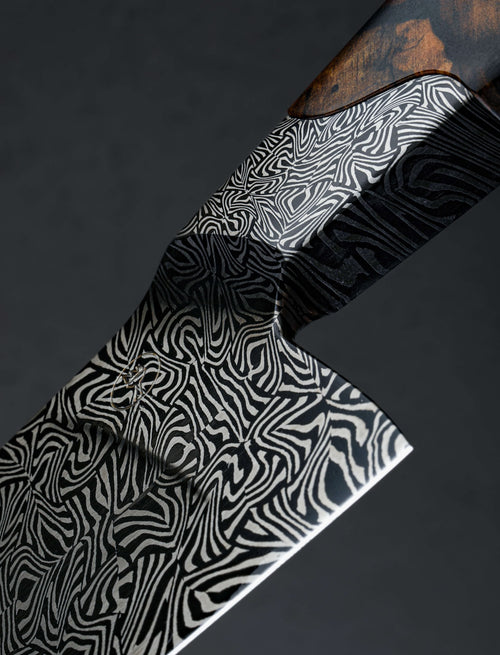 Salem Straub - Washington Chef & Gyuto B&W Psychotropic Chef 235mm