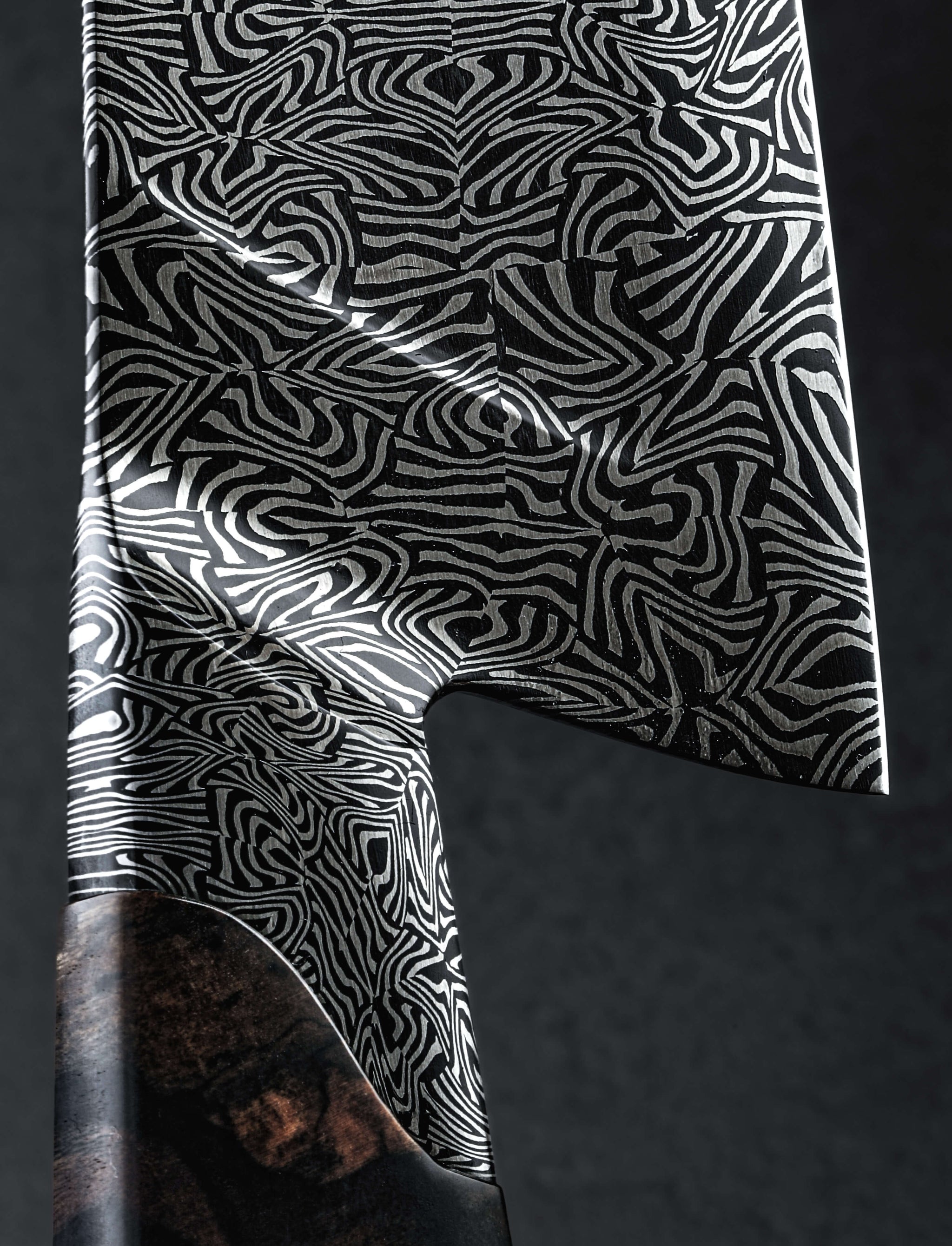 Salem Straub - Washington Chef & Gyuto B&W Psychotropic Chef 235mm