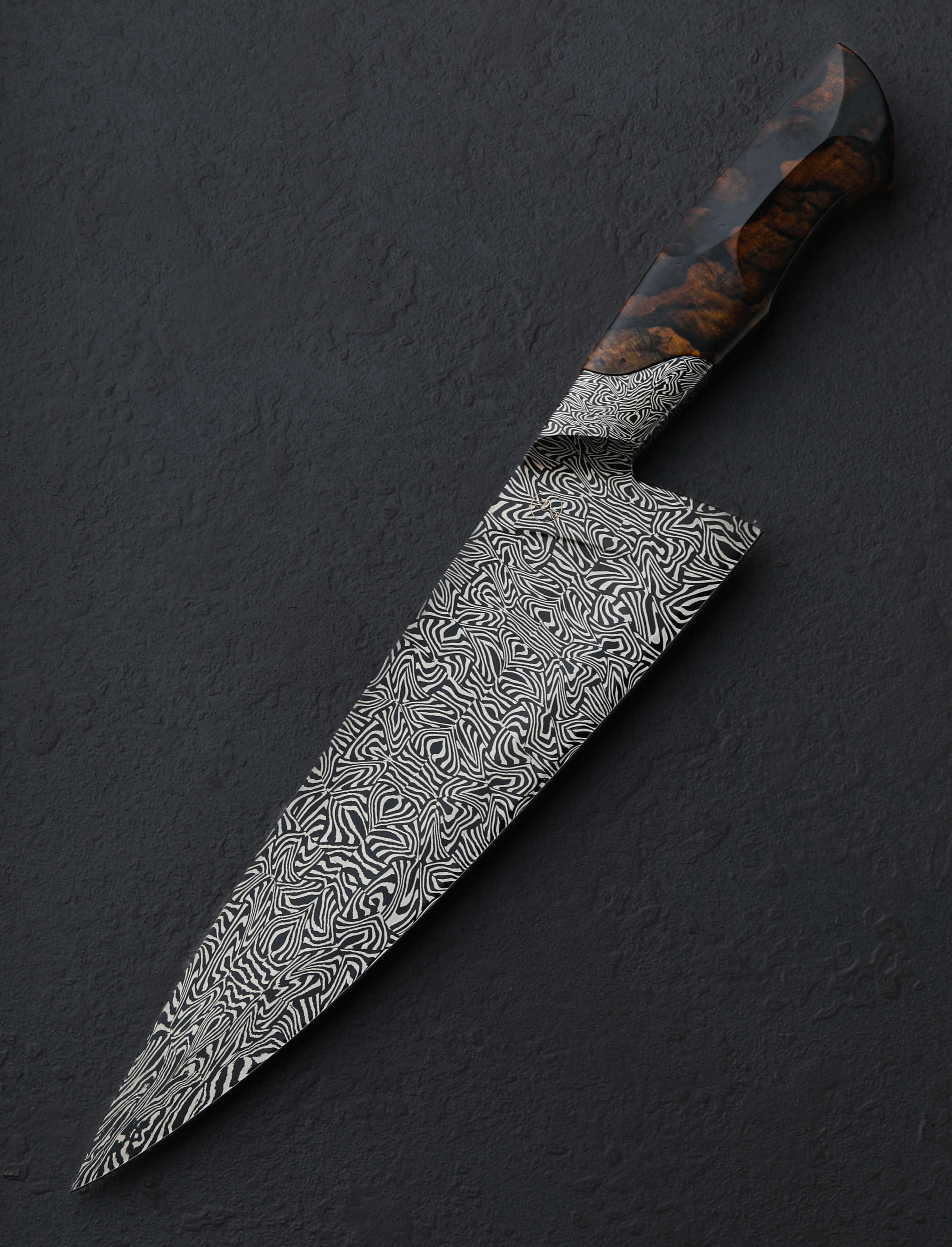Salem Straub - Washington Chef & Gyuto B&W Psychotropic Chef 235mm