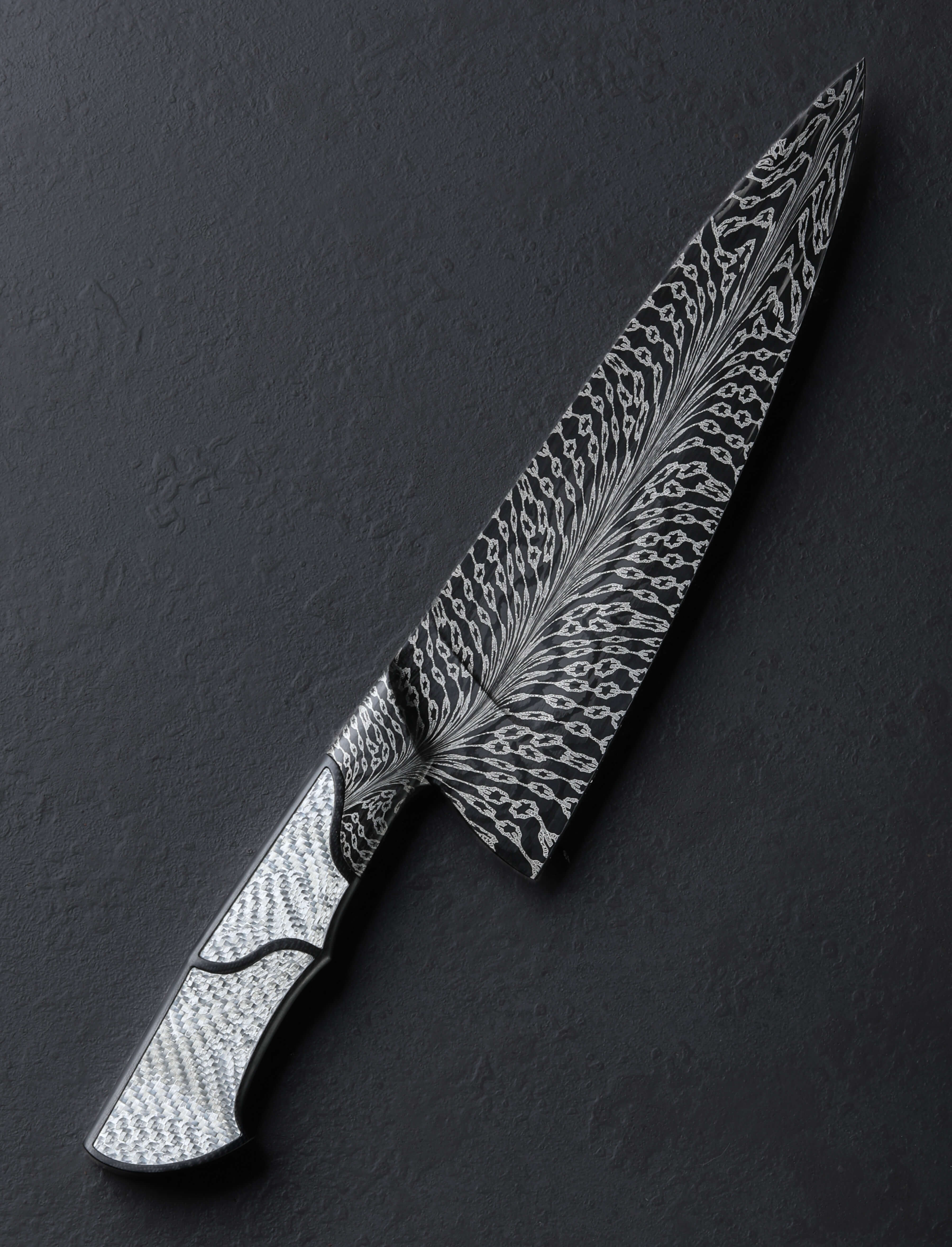 Feathered Chains Silver Chef 247mm | Eatingtools