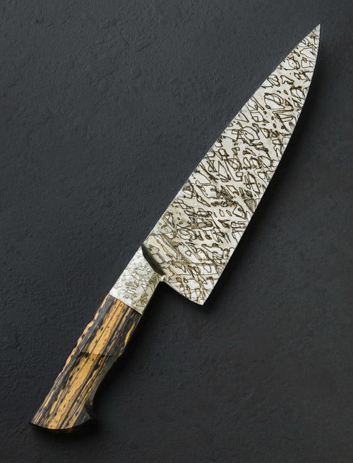 Salem Straub - Washington Chef & Gyuto Full-Grain Mustard Chef 214mm