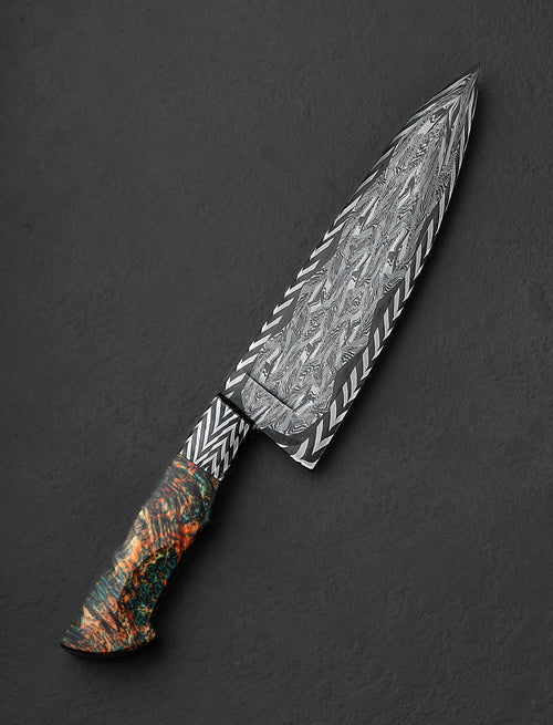 Salem Straub - Washington Chef & Gyuto Polyrhythmic Straub Chef 208mm