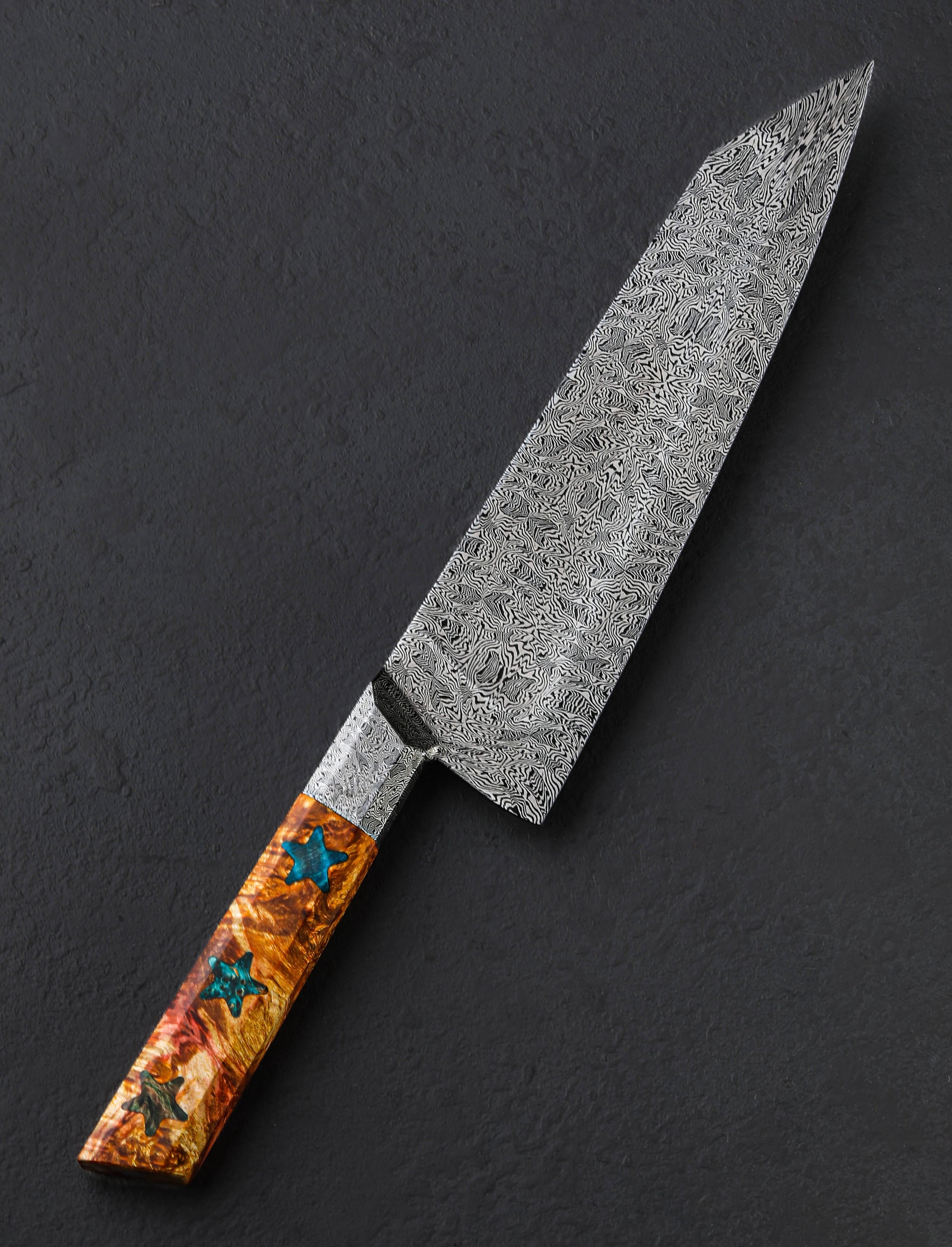 Salem Straub - Washington Chef & Gyuto Six Star Damascus Chef 246mm