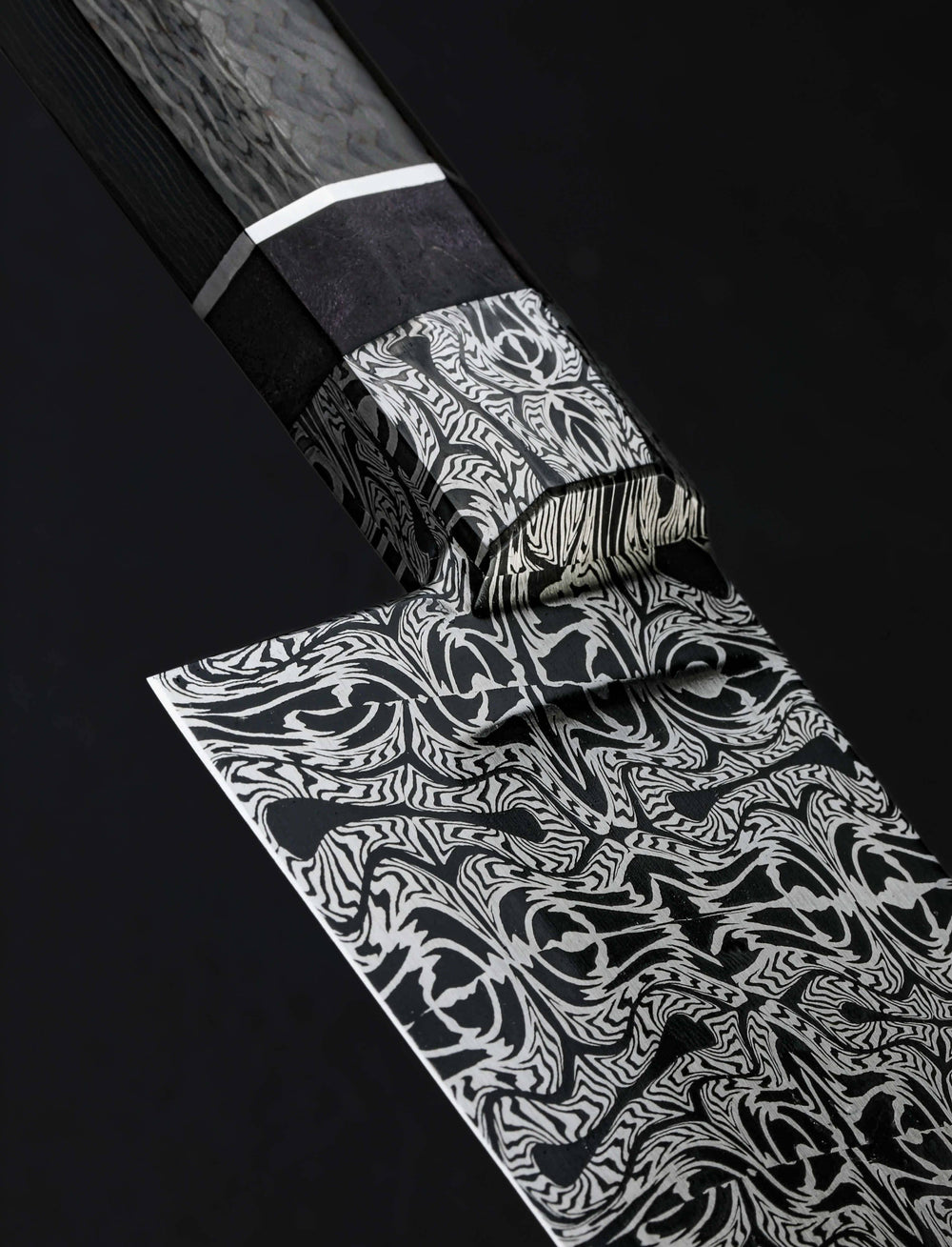 Salem Straub - Washington Chef & Gyuto Straub Fold-of-Time Damascus Chef 240mm