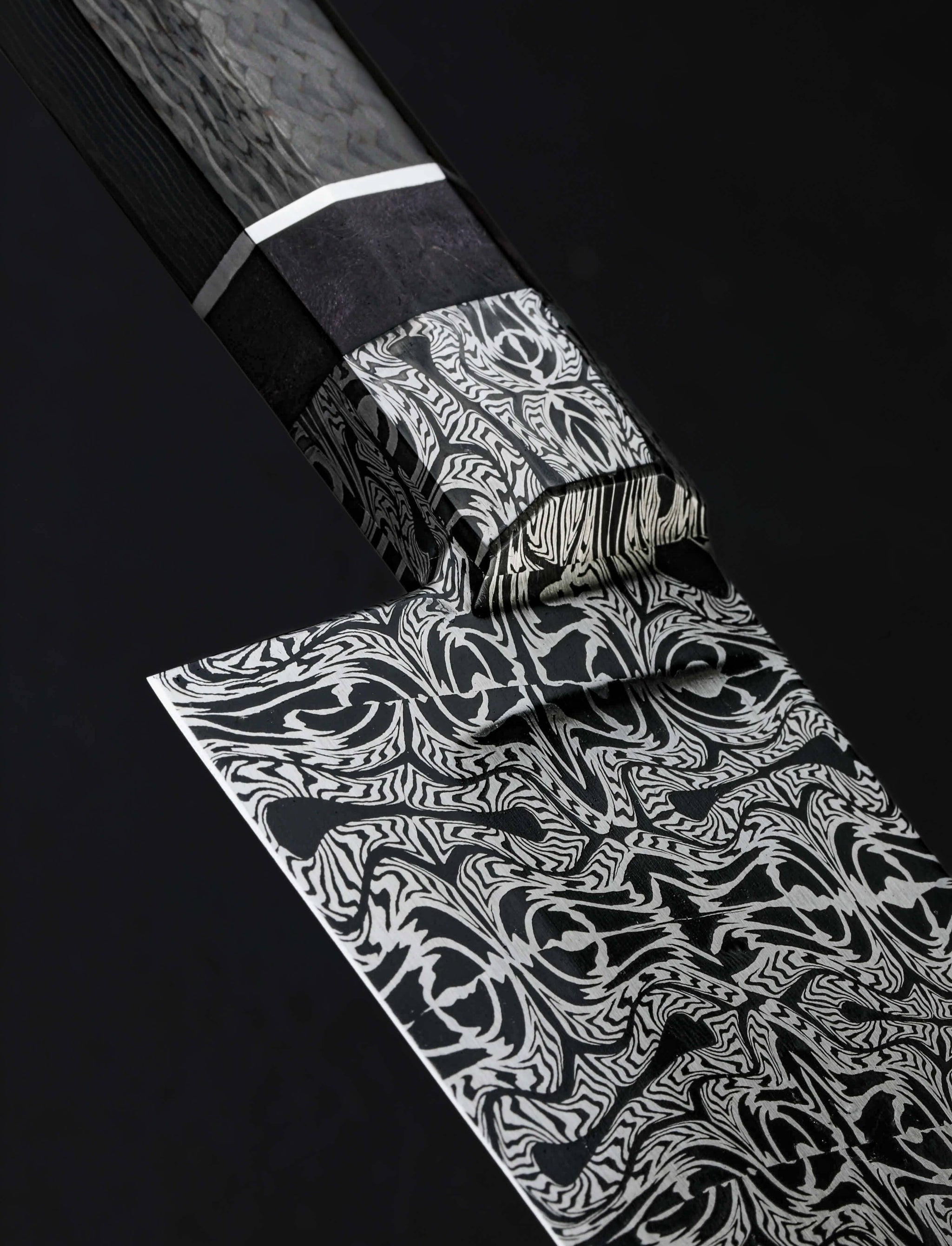 Salem Straub - Washington Chef & Gyuto Straub Fold-of-Time Damascus Chef 240mm