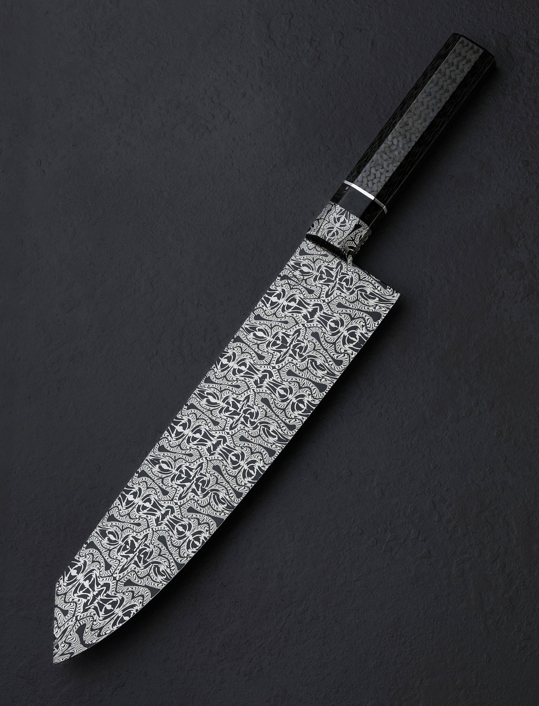 Salem Straub - Washington Chef & Gyuto Straub Fold-of-Time Damascus Chef 240mm
