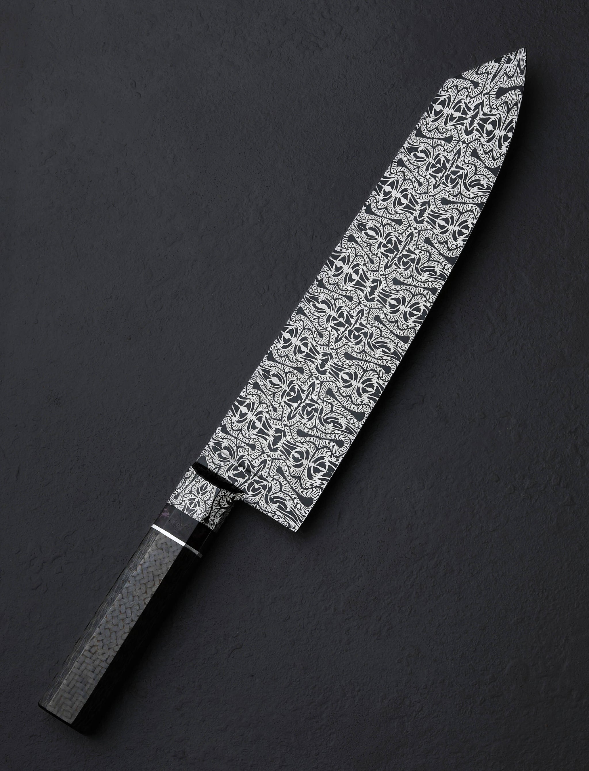 Salem Straub - Washington Chef & Gyuto Straub Fold-of-Time Damascus Chef 240mm
