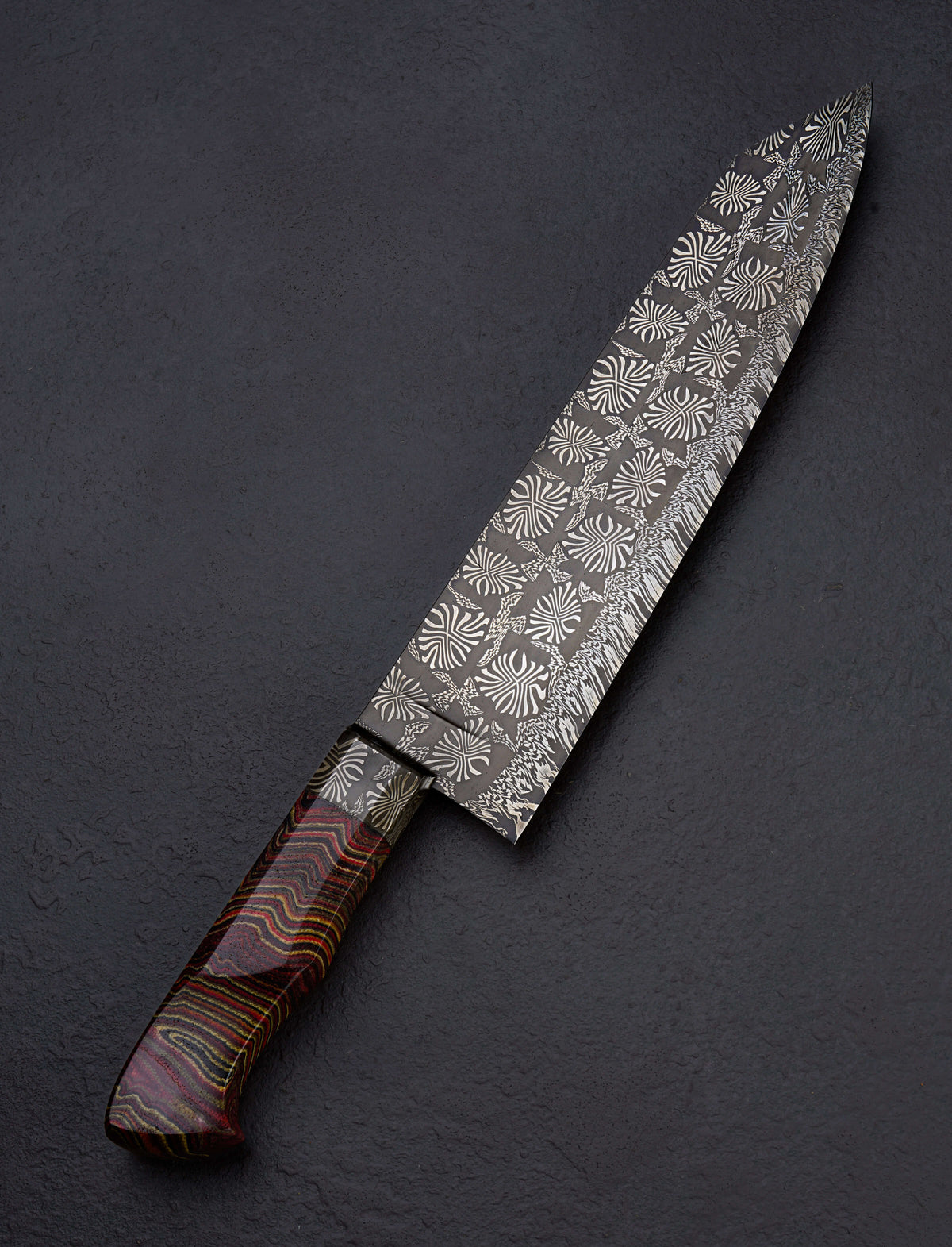 Salem Straub - Washington Chef & Gyuto Straub Sediment Mosaic Chef 240mm