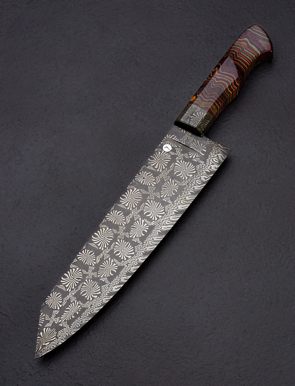 Salem Straub - Washington Chef & Gyuto Straub Sediment Mosaic Chef 240mm