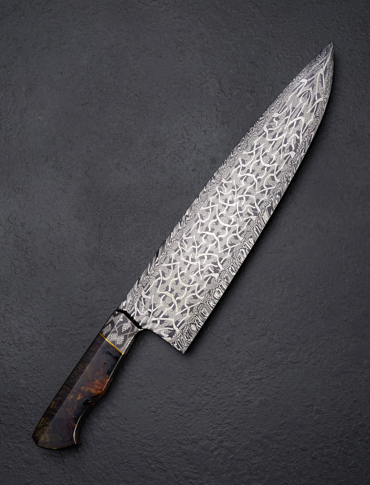 Salem Straub - Washington Chef & Gyuto Straub Wildfire Bramble Chef 240mm