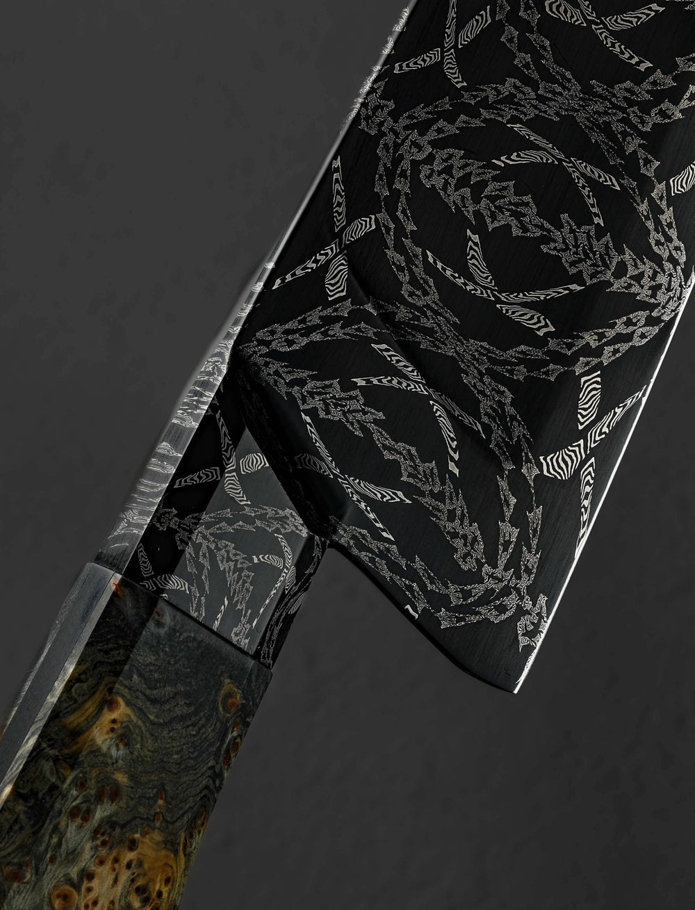 Salem Straub - Washington Chef & Gyuto Woven Chains Chef 240mm