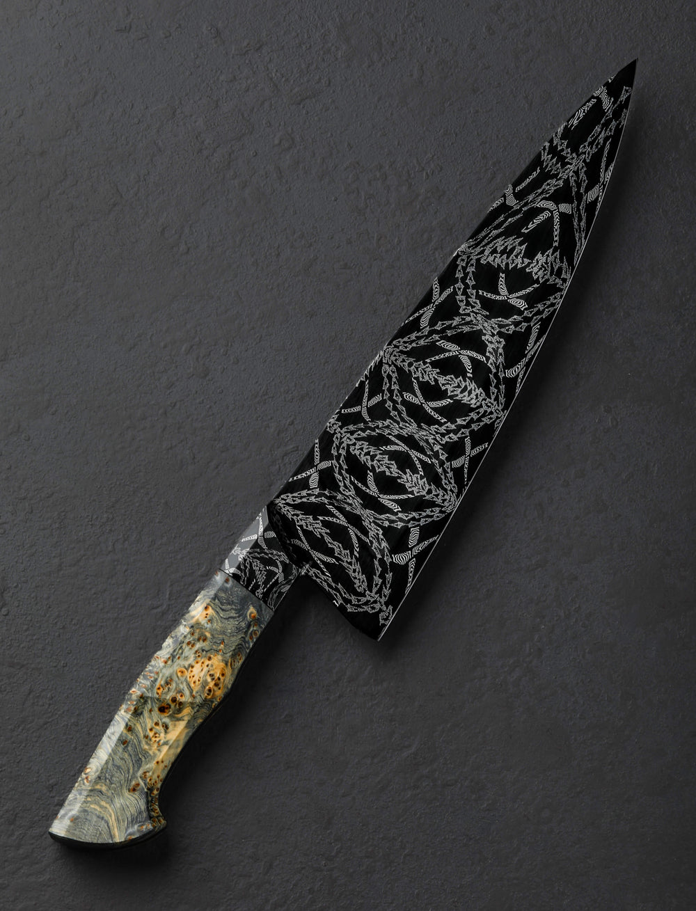 Salem Straub - Washington Chef & Gyuto Woven Chains Chef 240mm