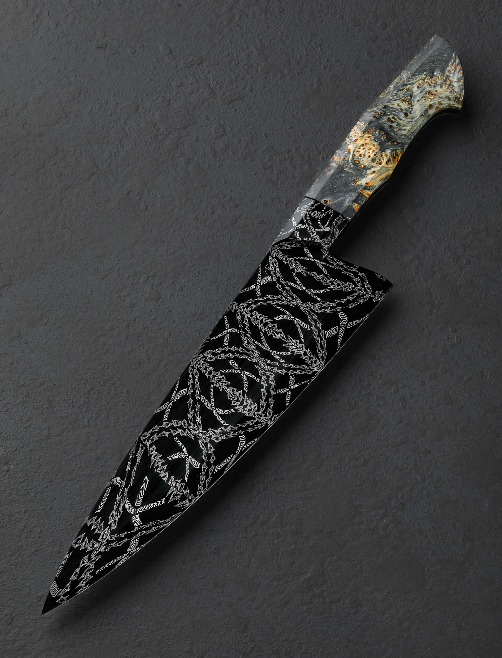 Salem Straub - Washington Chef & Gyuto Woven Chains Chef 240mm
