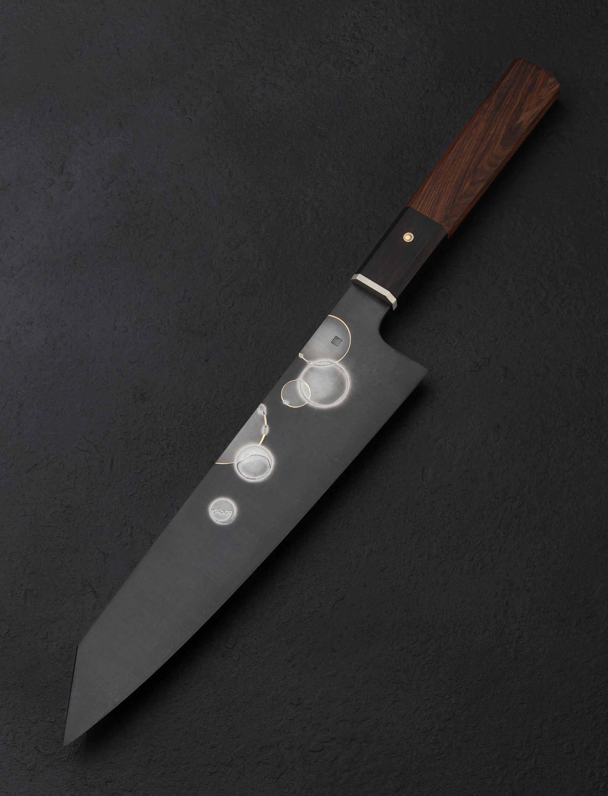 Shehan Prull - New Mexico Chef & Gyuto Circles 3.1 Gyuto 244mm