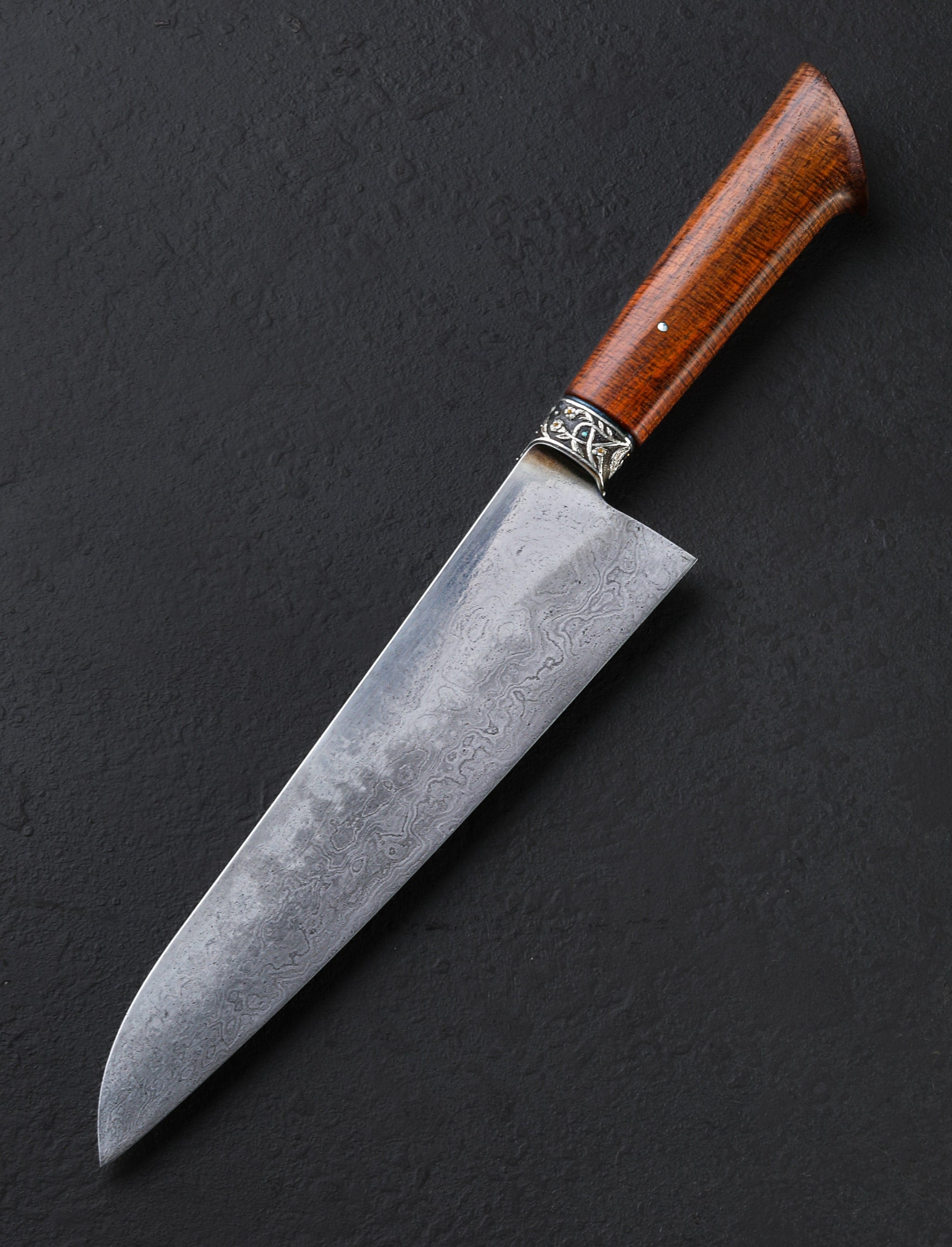 Silas Blacklow - New York Chef & Gyuto Blooming Turquoise Chef 220mm