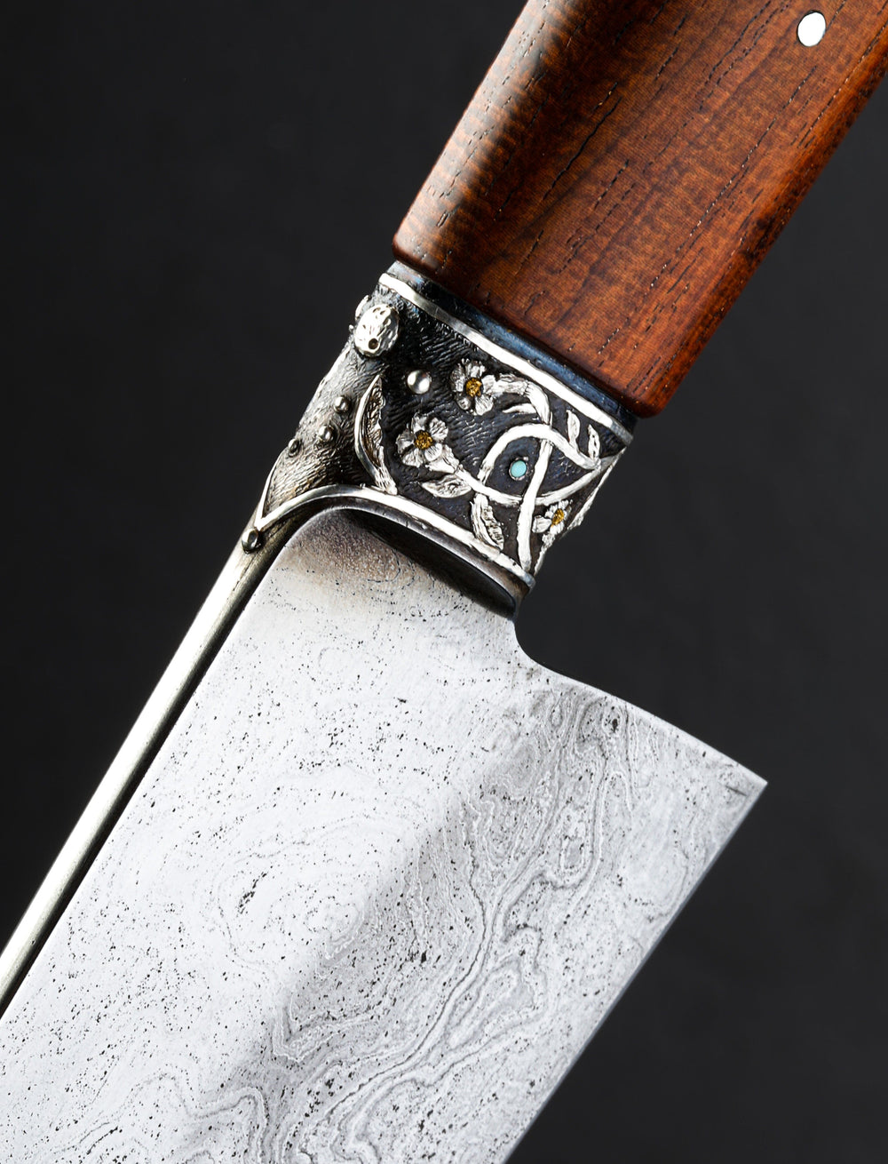 Silas Blacklow - New York Chef & Gyuto Blooming Turquoise Chef 220mm