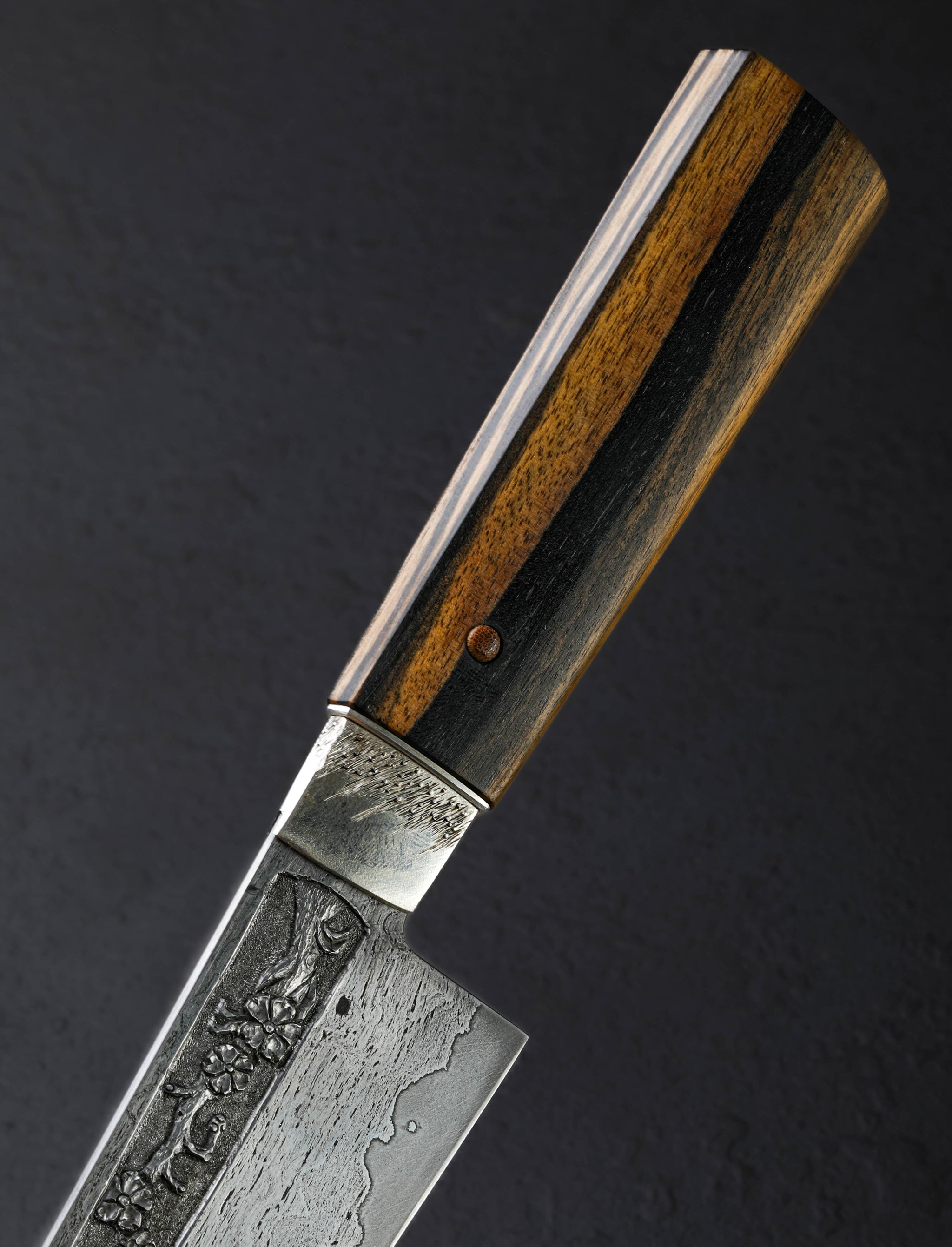 Silas Blacklow - New York Chef & Gyuto Silver Cherry Blossom Gyuto 186mm