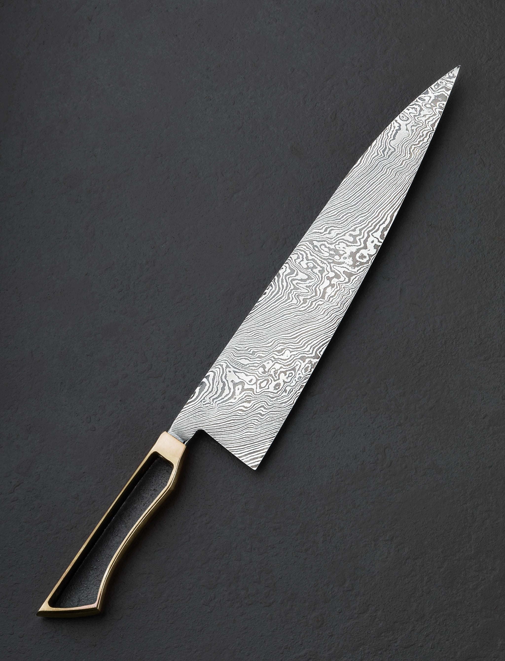 Timo Verschuren - Netherlands Chef & Gyuto Bronze Damascus Chef 243mm