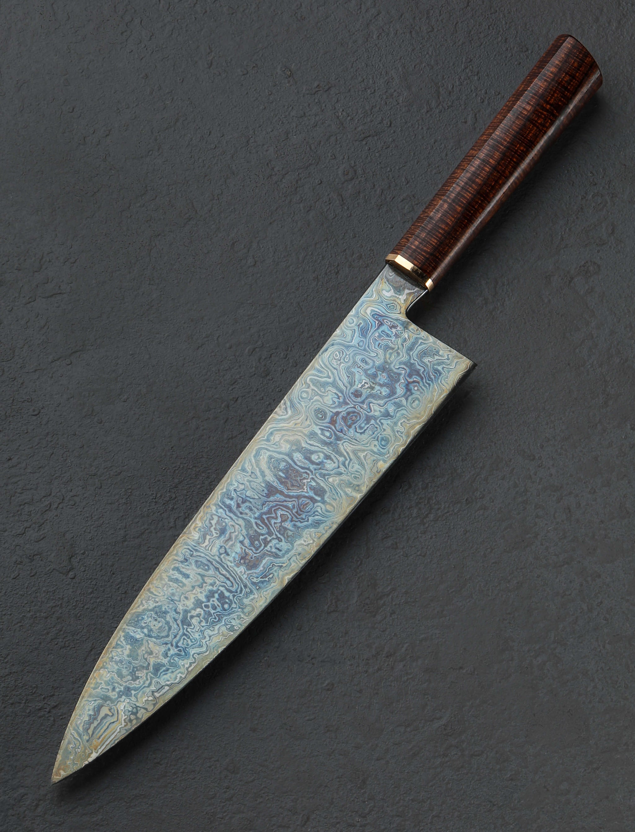 Timo Verschuren - Netherlands Chef & Gyuto Starry Night Damascus Gyuto 243mm