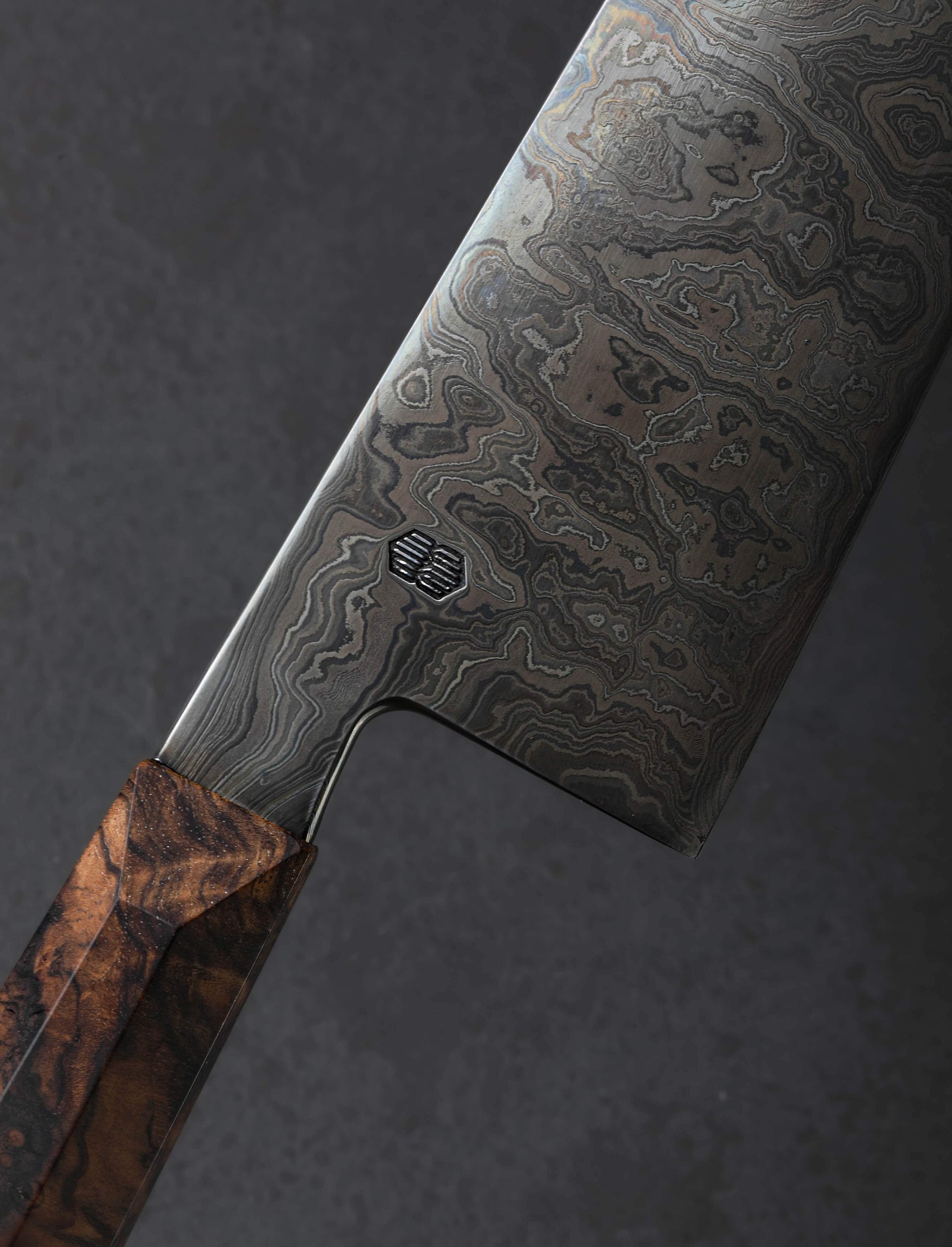 Timo Verschuren - Netherlands Chef & Gyuto Walnut Burl Damascus Gyuto 233mm