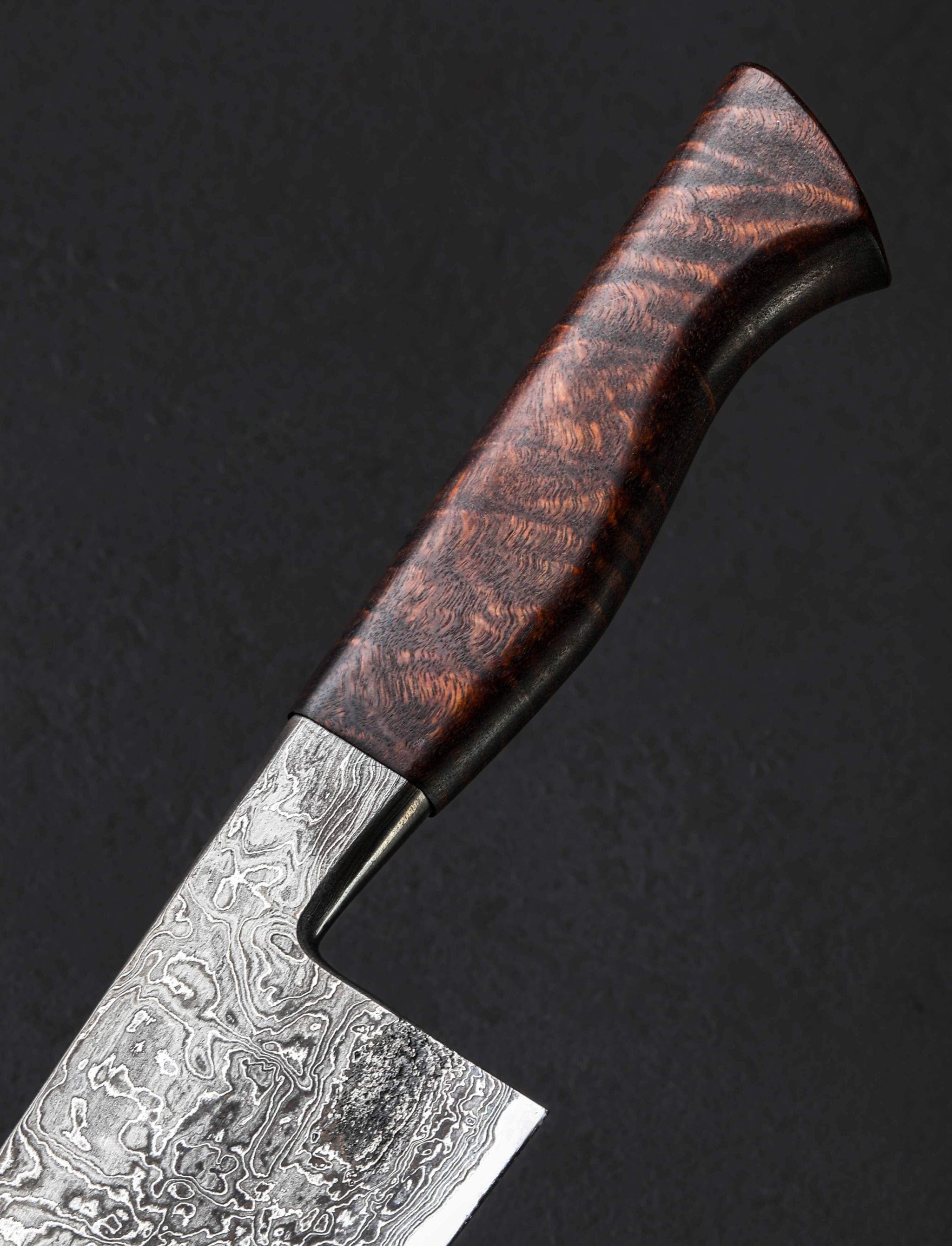 Timo Verschuren - Netherlands Chef & Gyuto Wrought Damascus Gidgee Chef 221mm