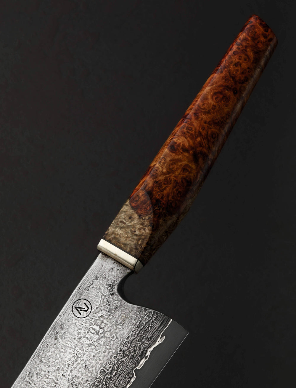 Tobias Hangler - Austria Chef & Gyuto Amboyna Damascus Gyuto 217mm