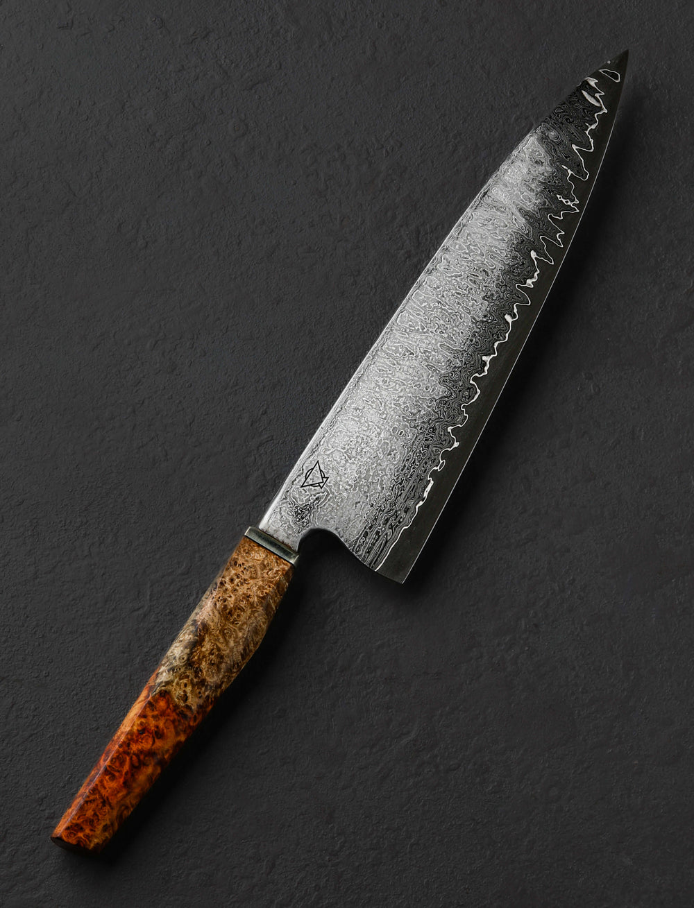 Tobias Hangler - Austria Chef & Gyuto Amboyna Damascus Gyuto 217mm