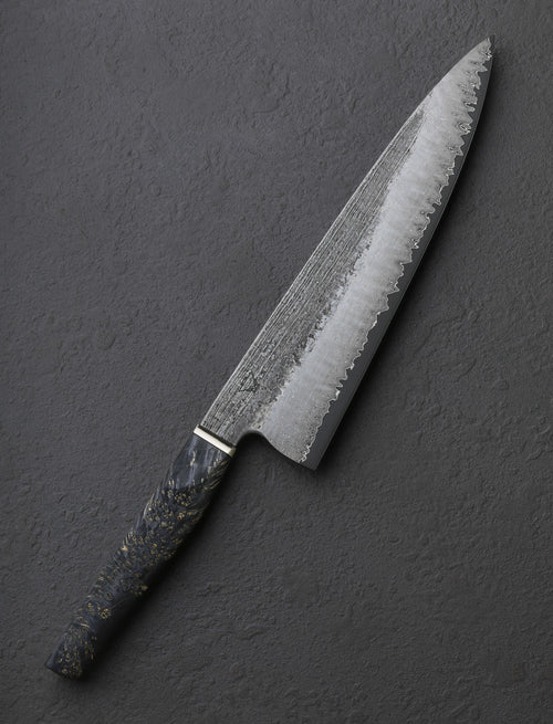 Tobias Hangler - Austria Chef & Gyuto Box Elder Burl Chef 223mm