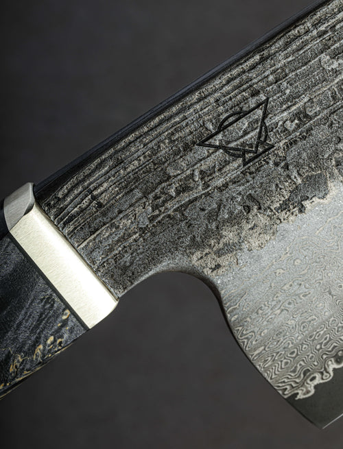 Tobias Hangler - Austria Chef & Gyuto Box Elder Burl Chef 223mm