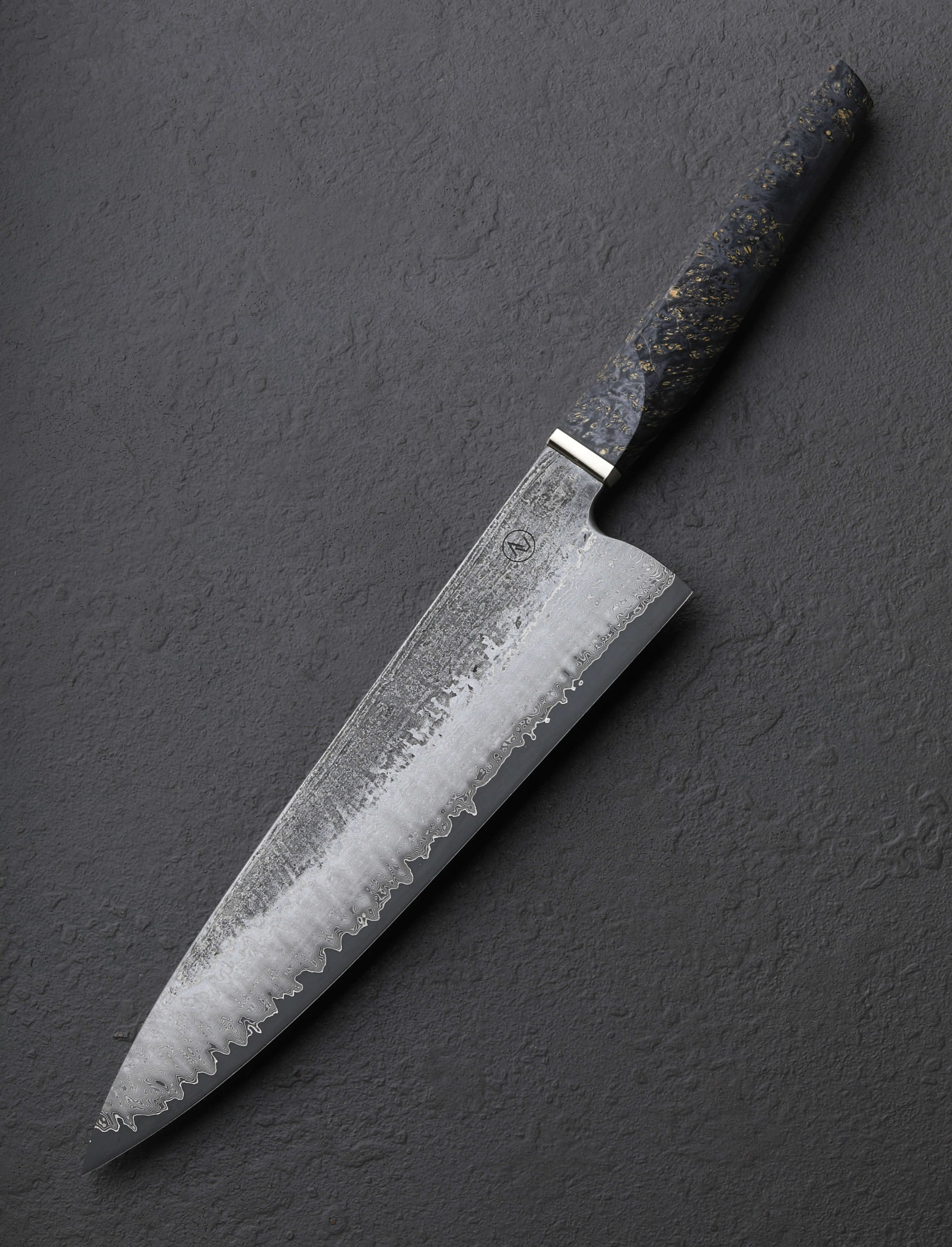 Tobias Hangler - Austria Chef & Gyuto Box Elder Burl Chef 223mm
