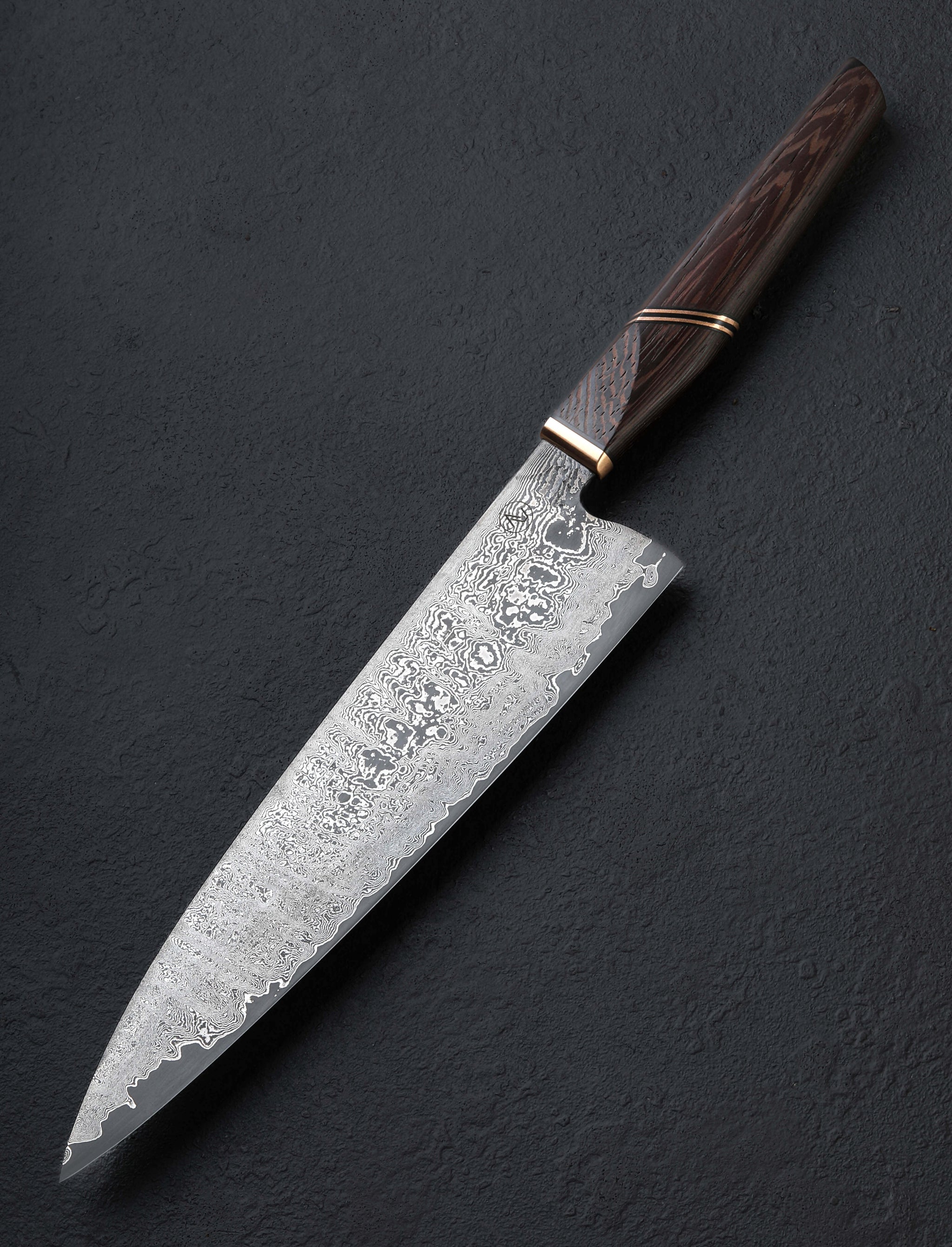Tobias Hangler - Austria Chef & Gyuto Wenge Damascus Gyuto 220mm