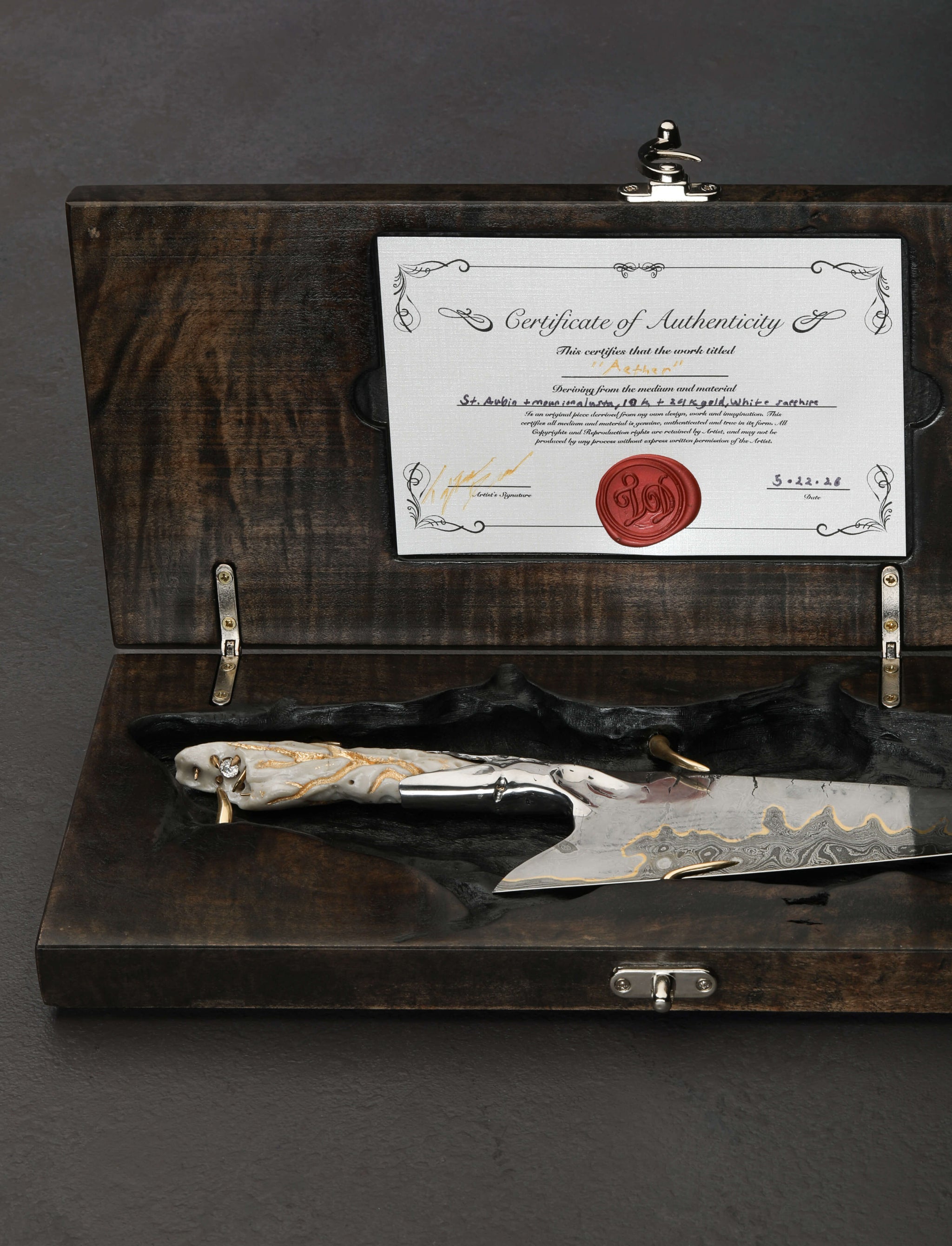 Tristan Dare - Idaho Chef & Gyuto Aether Meteorite Chef
