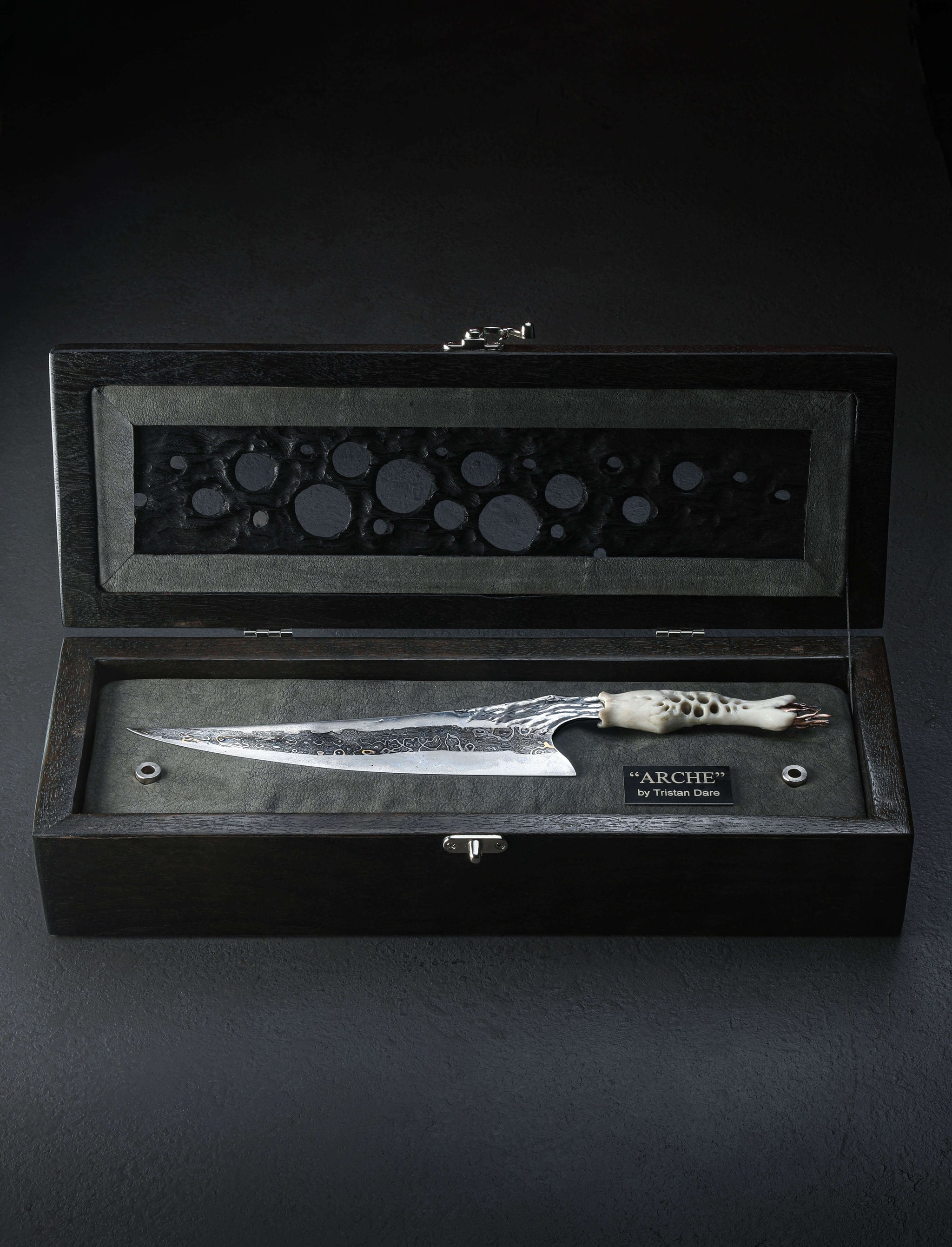 Tristan Dare - Idaho Chef & Gyuto Arche Meteorite Chef 216mm